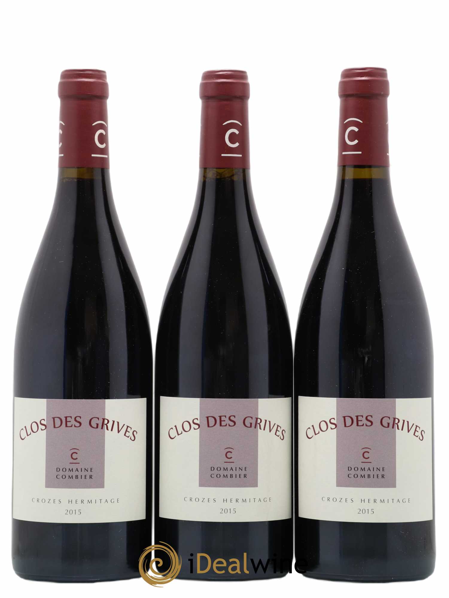 Crozes-Hermitage Clos des Grives Combier 2015 - Lot de 3 bouteilles - 0
