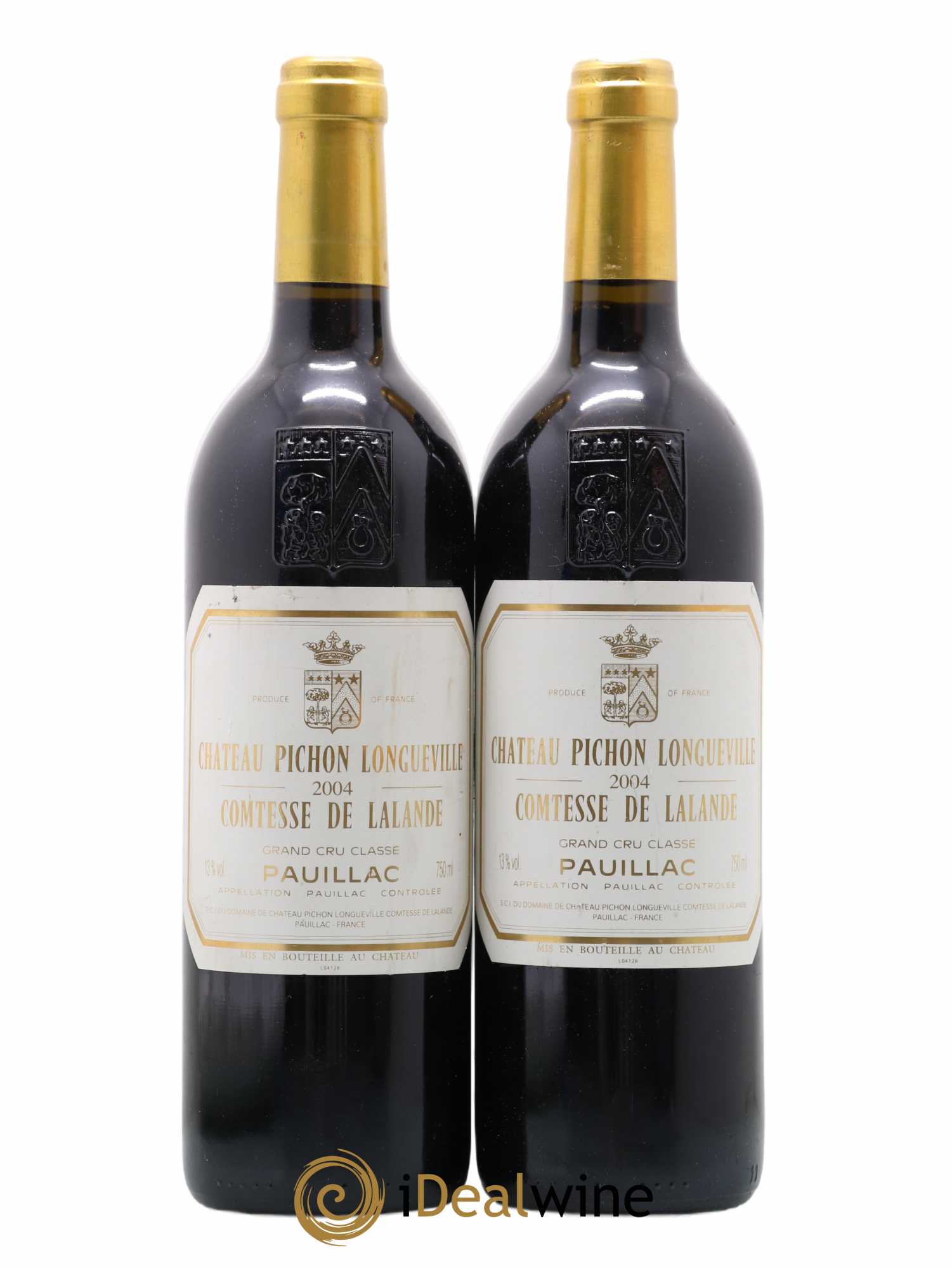 Château Pichon Longueville Comtesse de Lalande 2ème Grand Cru Classé 2004 - Lot de 2 bouteilles - 0