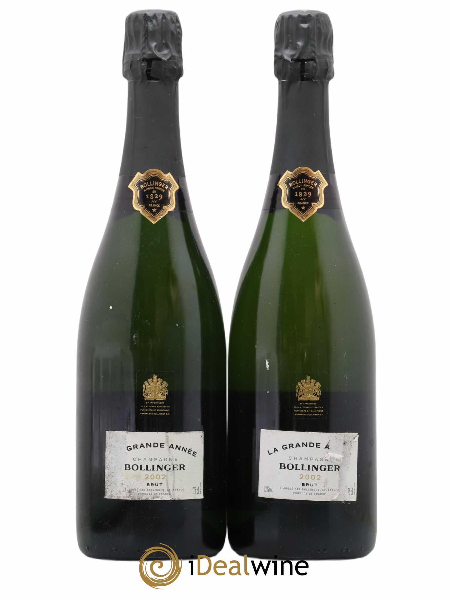 La Grande Année Brut Bollinger 2002 - Lot de 2 bouteilles - 0
