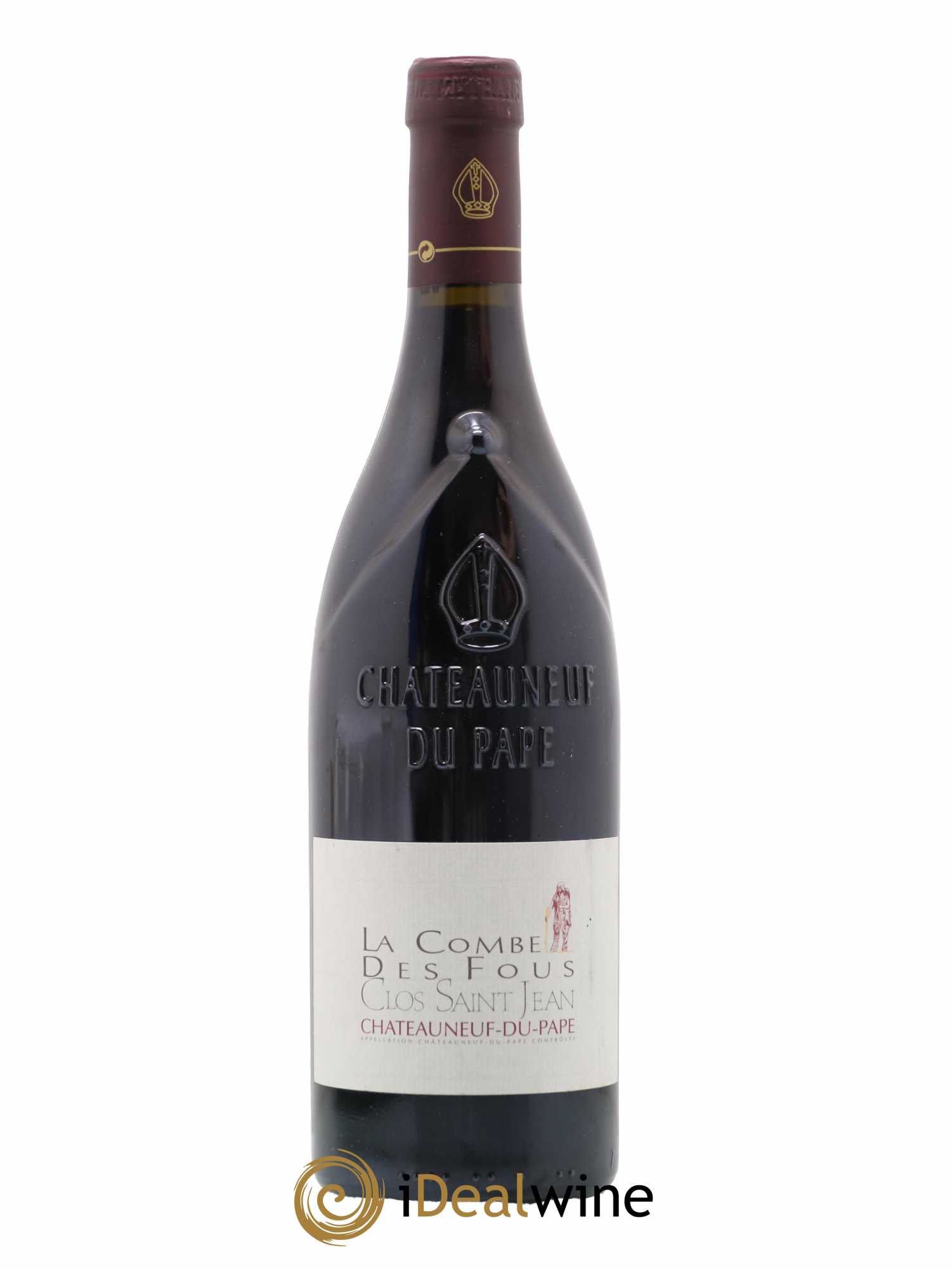 Châteauneuf-du-Pape Clos Saint-Jean La Combe des Fous Pascal et Vincent Maurel 2011 - Lot de 1 bouteille - 0