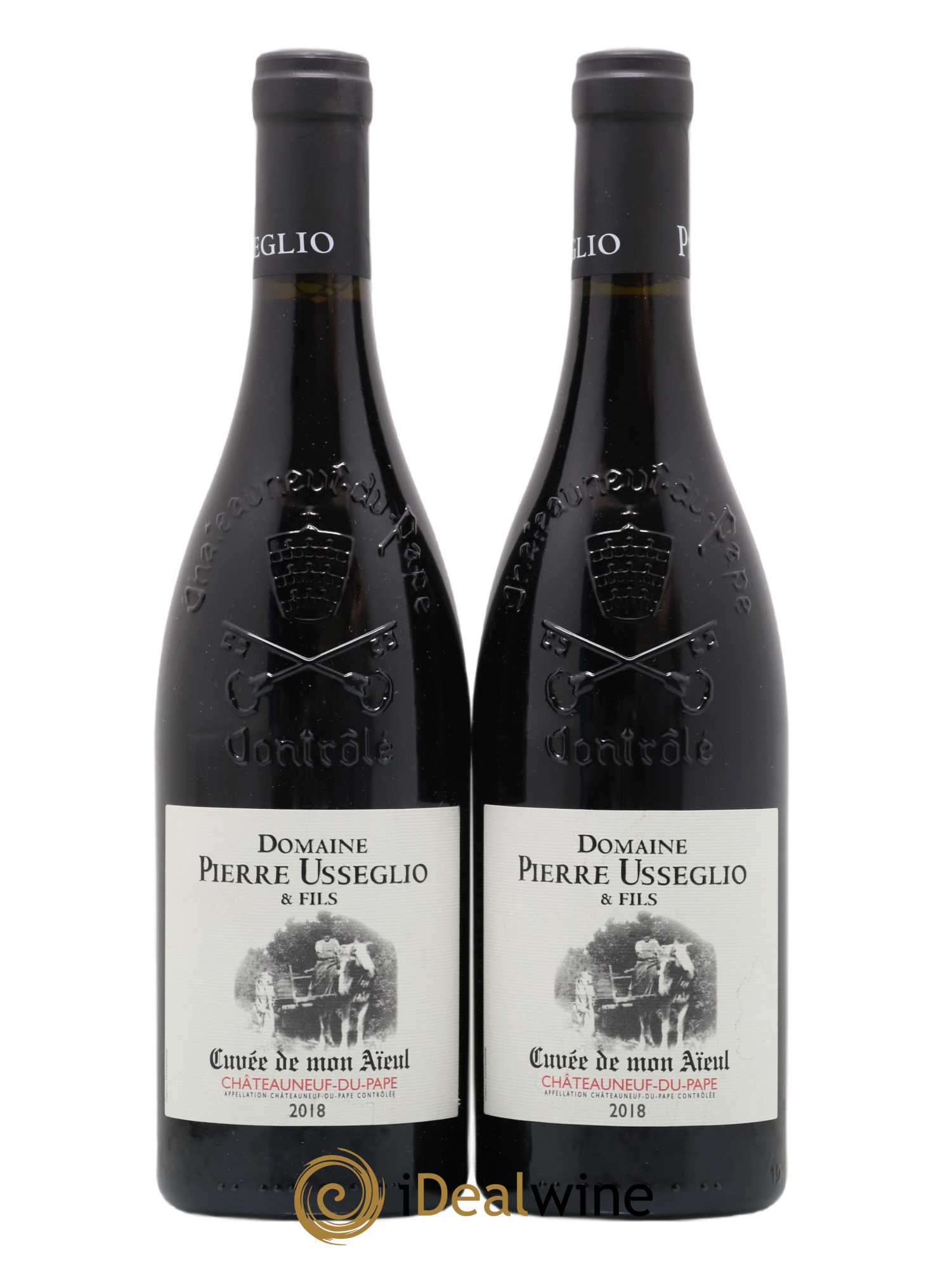 Châteauneuf-du-Pape Cuvée de mon Aïeul Pierre Usseglio & Fils 2018 - Lot de 2 bouteilles - 0