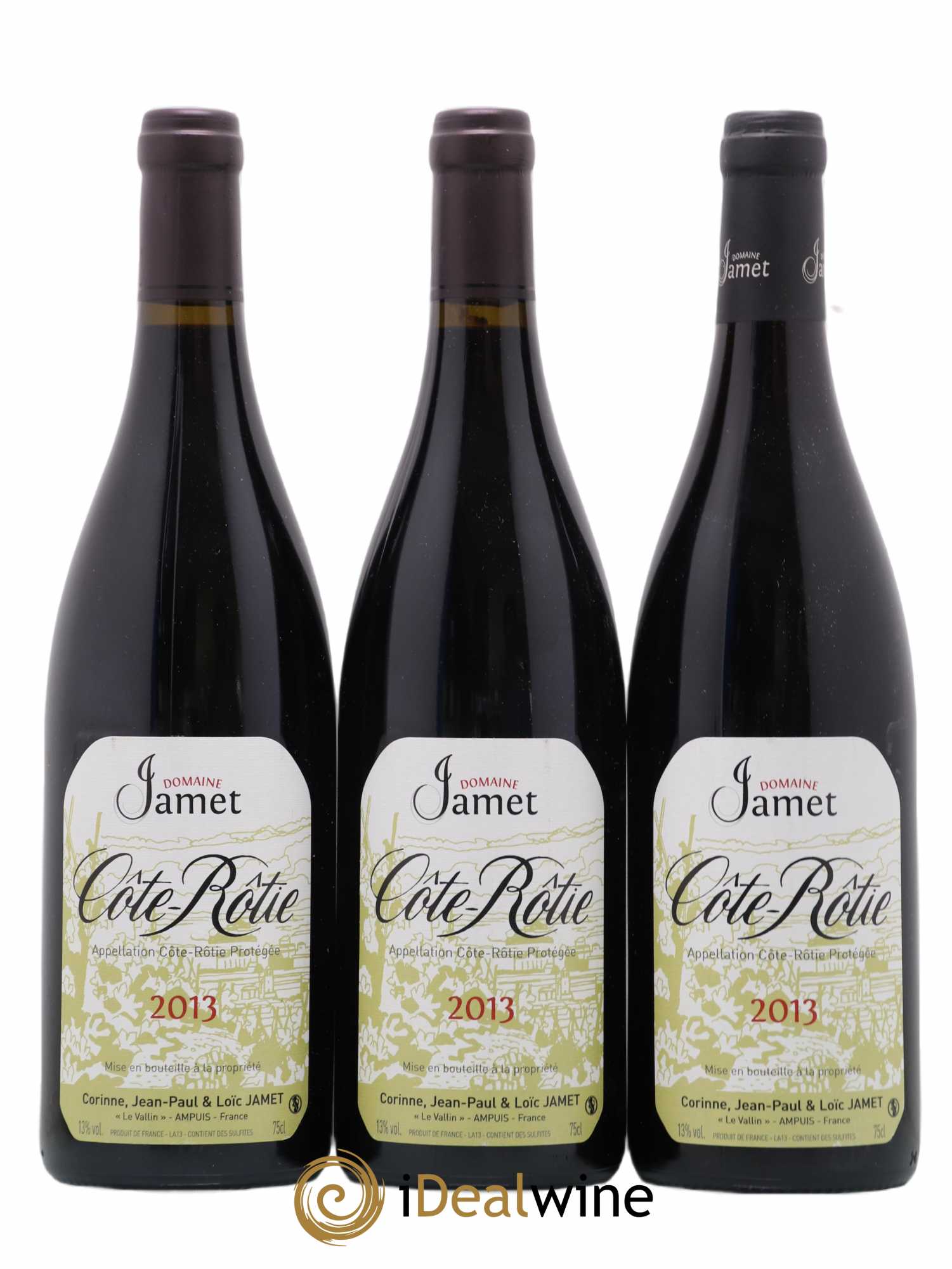 Côte-Rôtie Jamet (Domaine) 2013 - Lot de 3 bouteilles - 0