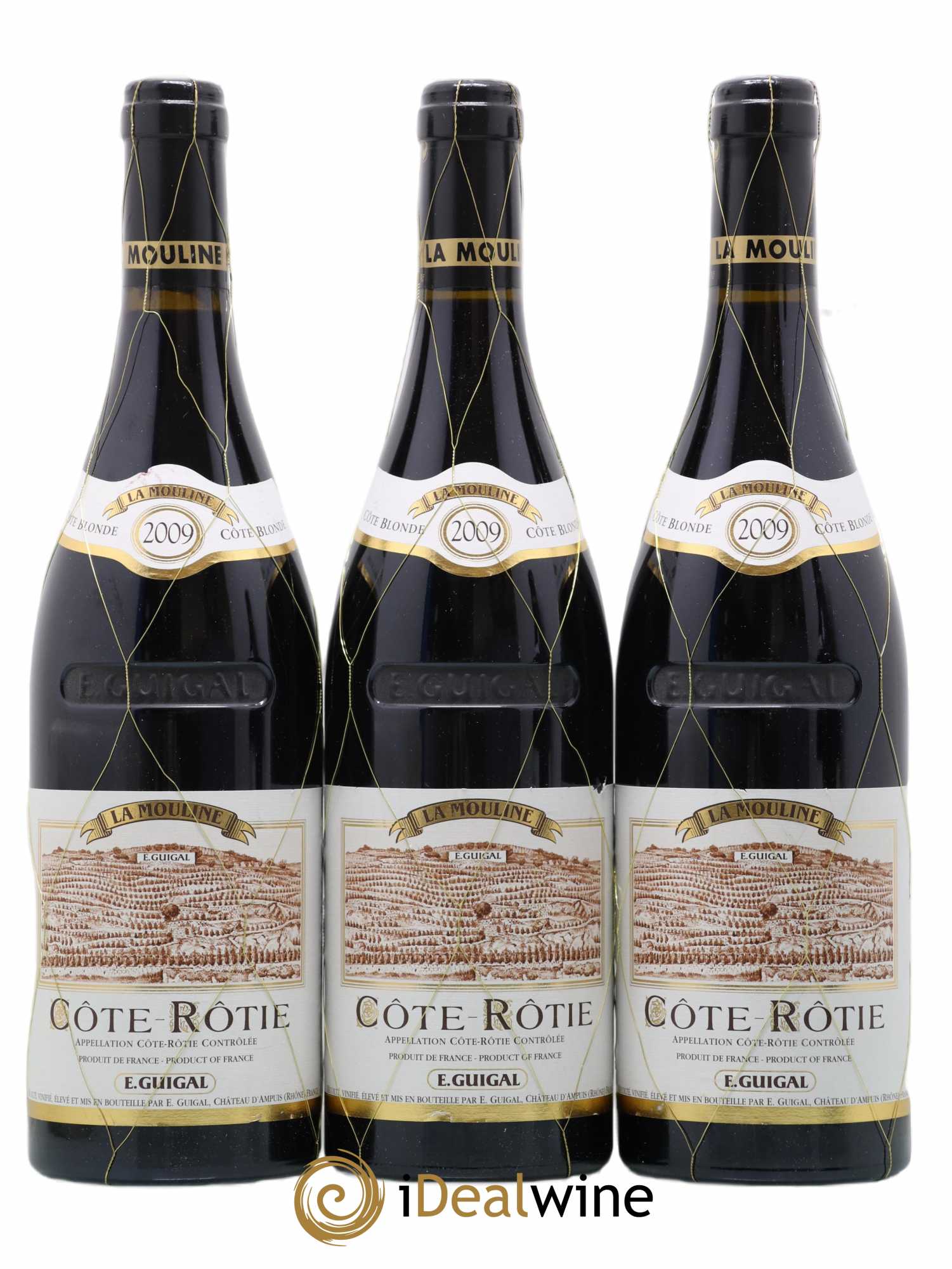 Côte-Rôtie La Mouline Guigal 2009 - Lot de 3 bouteilles - 0
