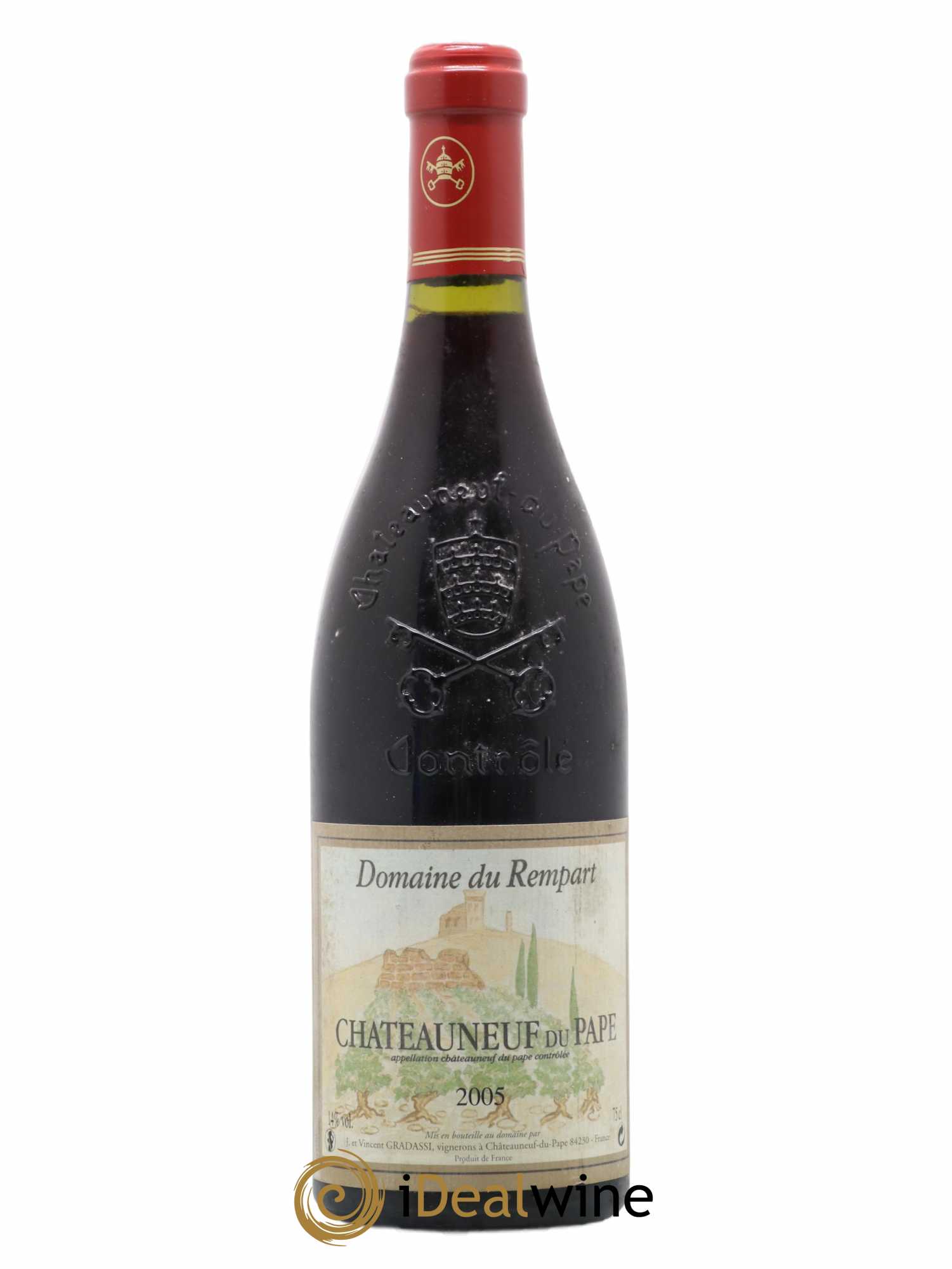 Châteauneuf-du-Pape Rempart Gradassi 2005 - Lot de 1 bouteille - 0