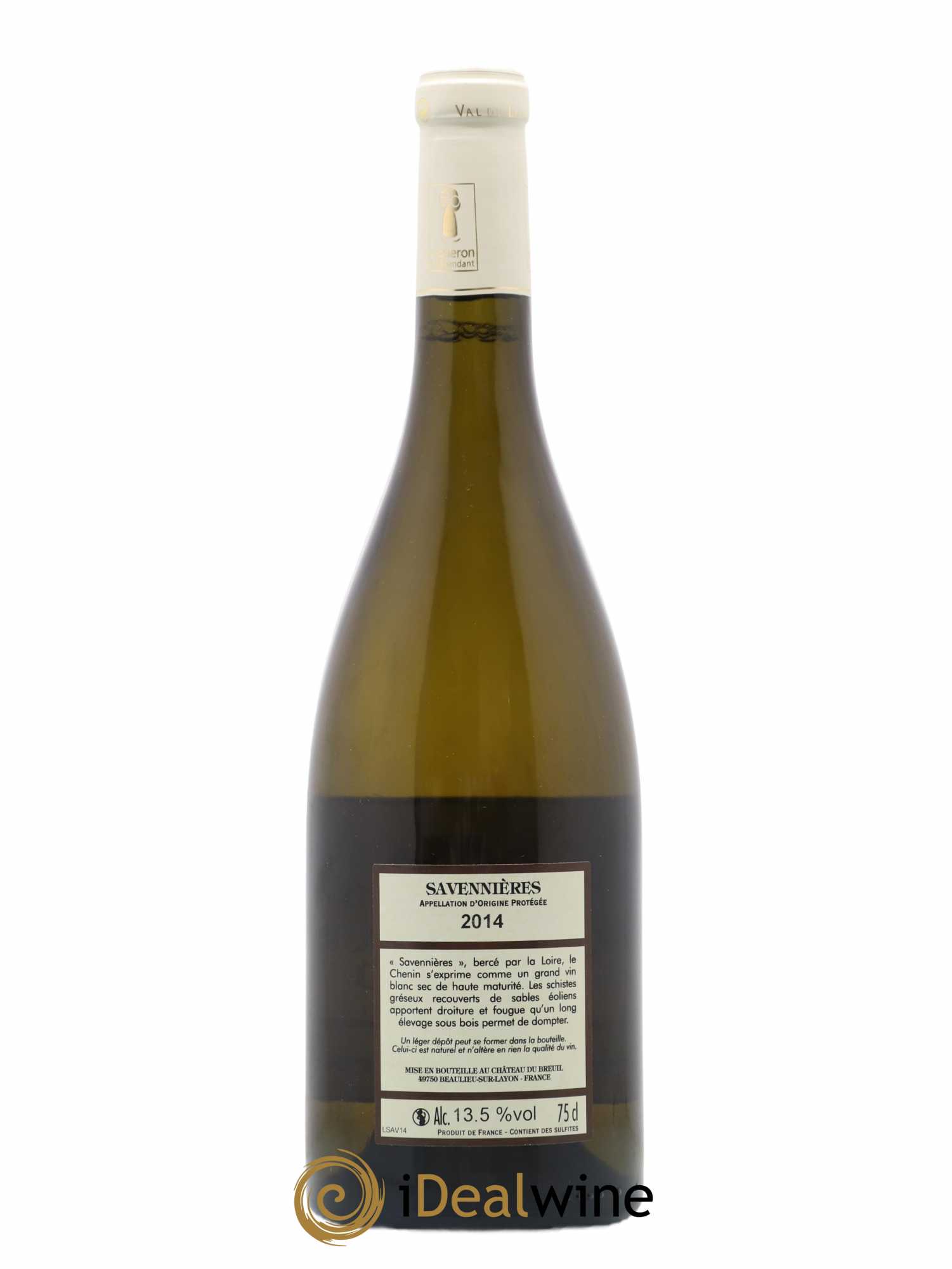 Savennières Chateau Du Breuil 2014 - Lot de 1 bouteille - 1