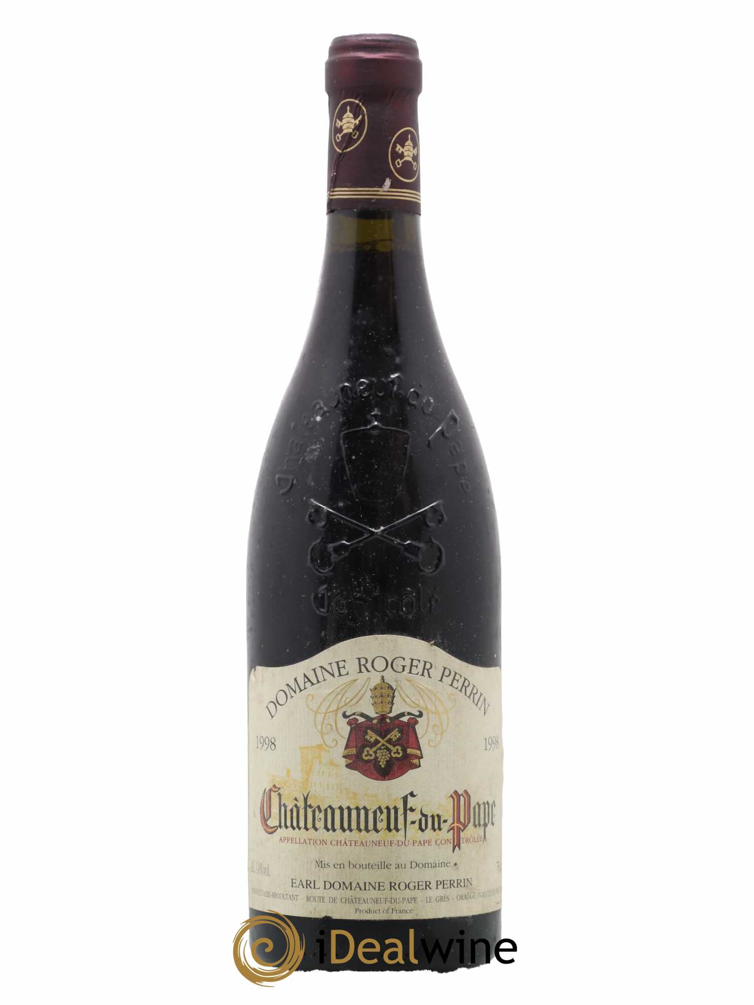Châteauneuf-du-Pape Roger Perrin 1998 - Lot de 1 bouteille - 0