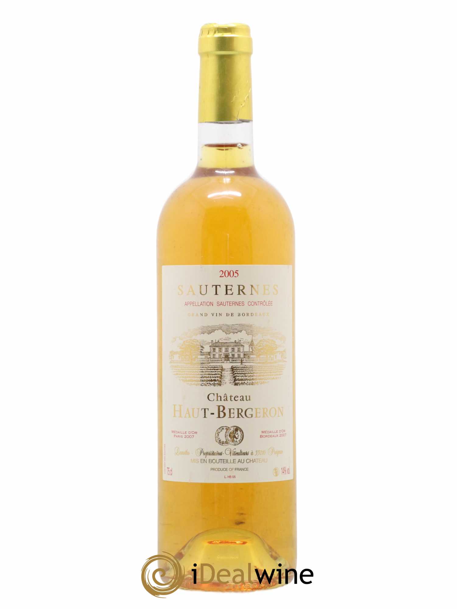 Château Haut-Bergeron 2005 - Lot de 1 bouteille - 0