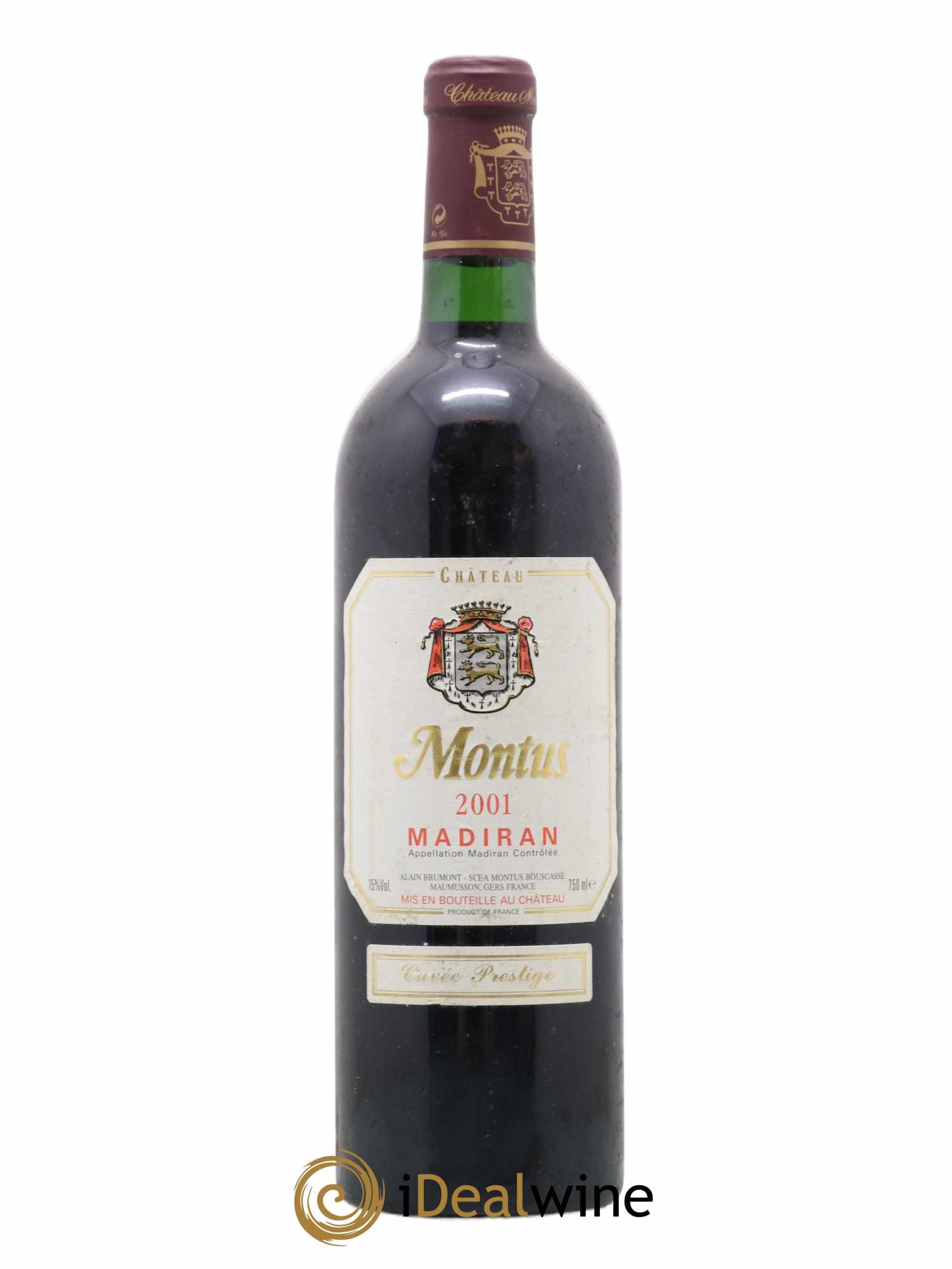 Madiran Château Montus-Prestige Alain Brumont 2001 - Lot de 1 bouteille - 0