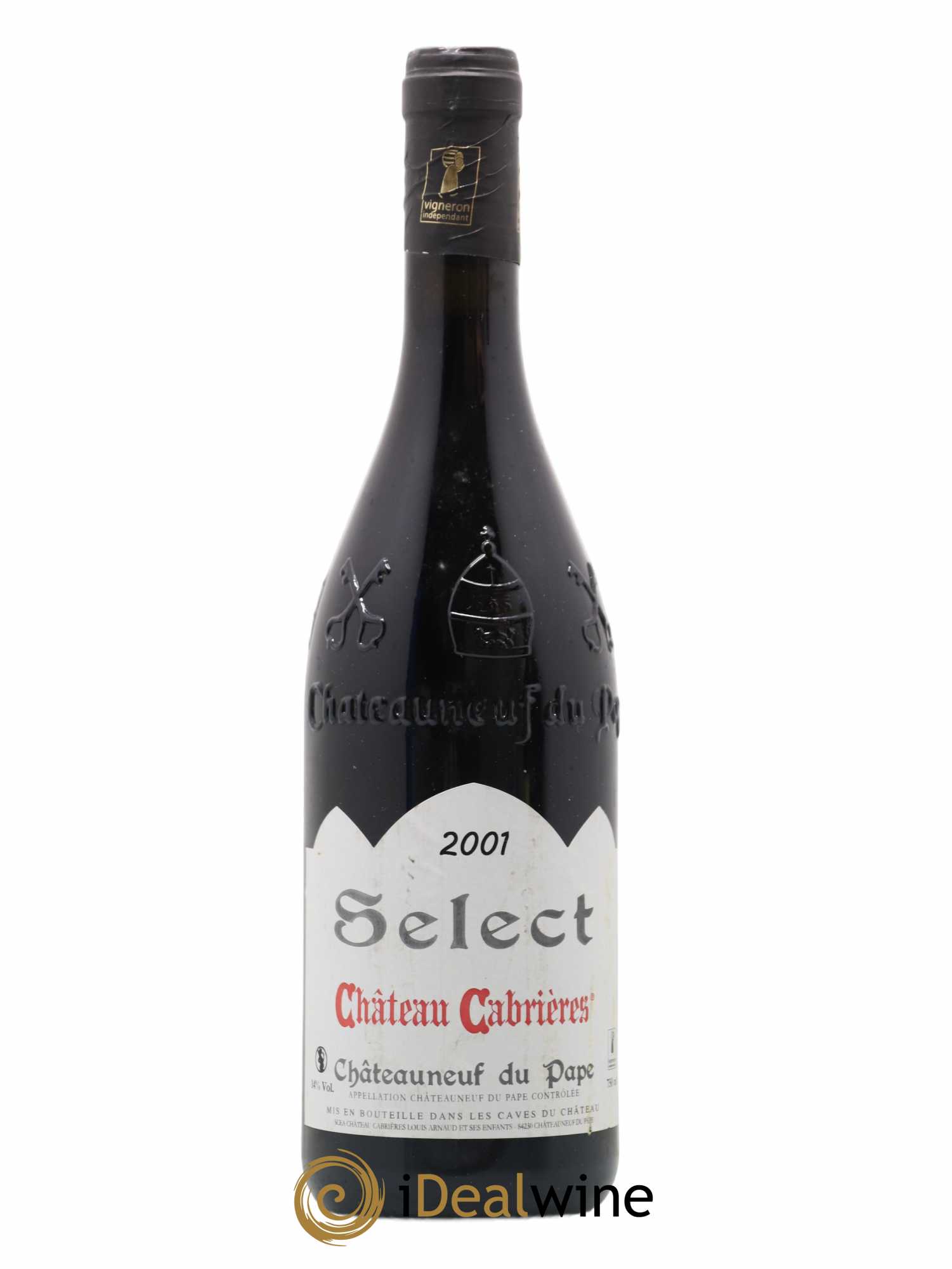 Châteauneuf-du-Pape Cabrieres Cuvee Select 2001 - Lot de 1 bouteille - 0