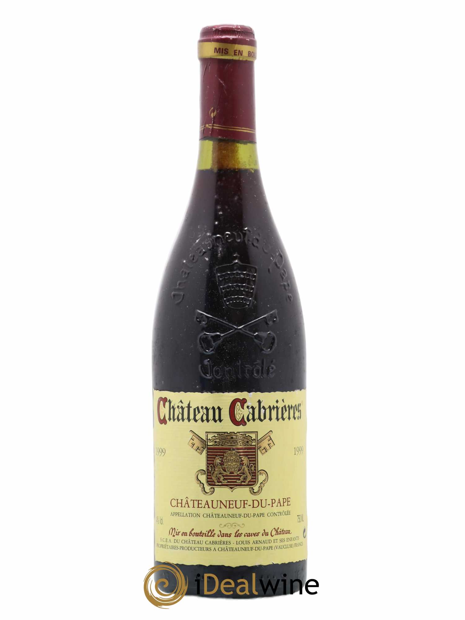 Châteauneuf-du-Pape Château Cabrieres 1999 - Lot de 1 bouteille - 0