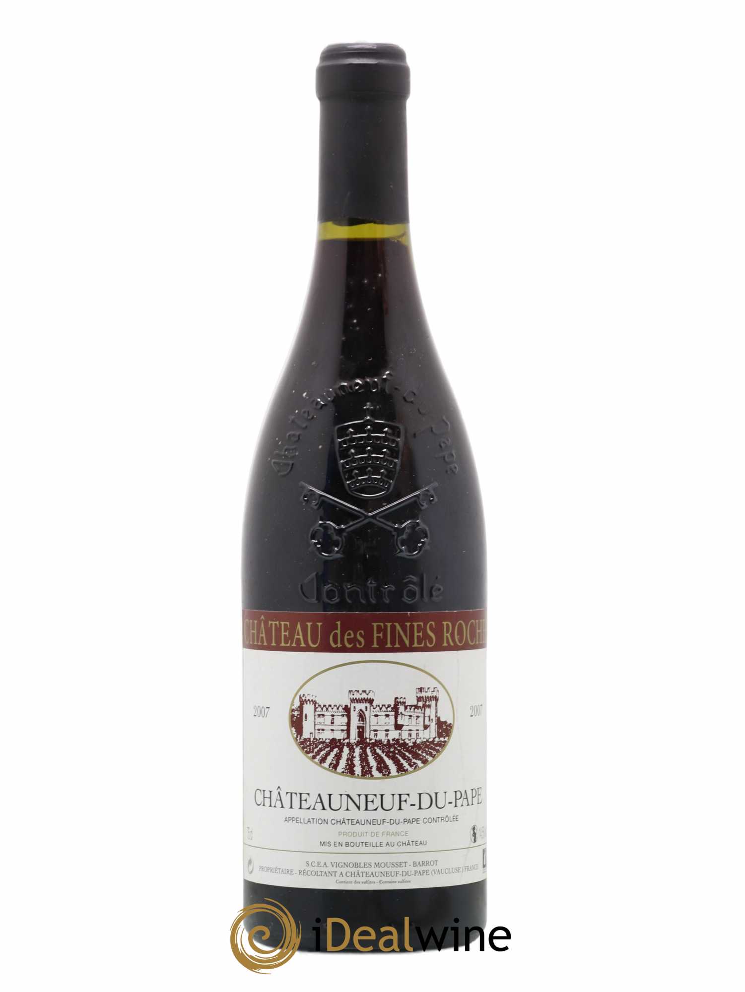 Châteauneuf-du-Pape Les Fines Roches 2007 - Lot de 1 bouteille - 0