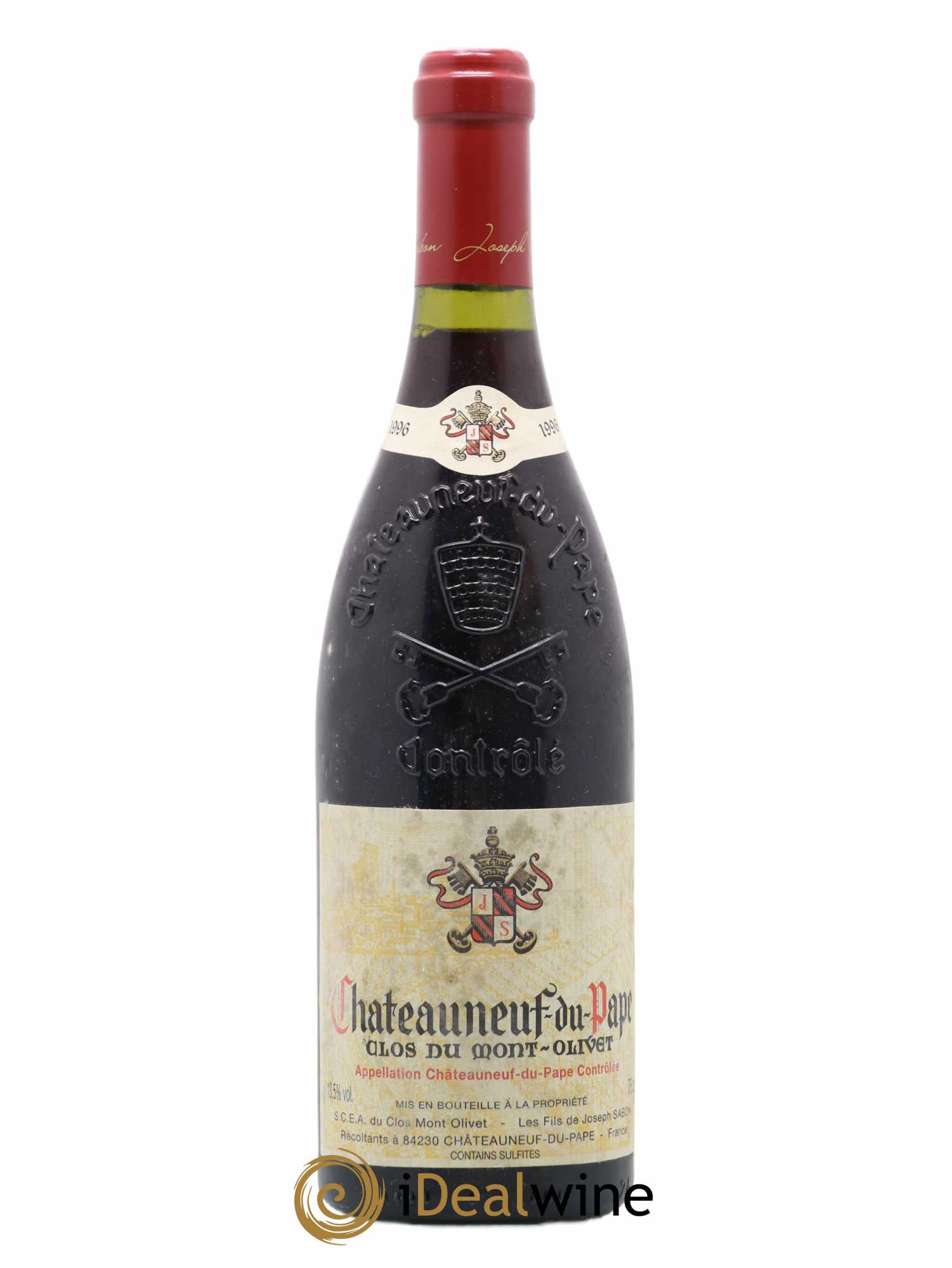 Châteauneuf-du-Pape Clos du Mont-Olivet 1996 - Lot de 1 bouteille - 0
