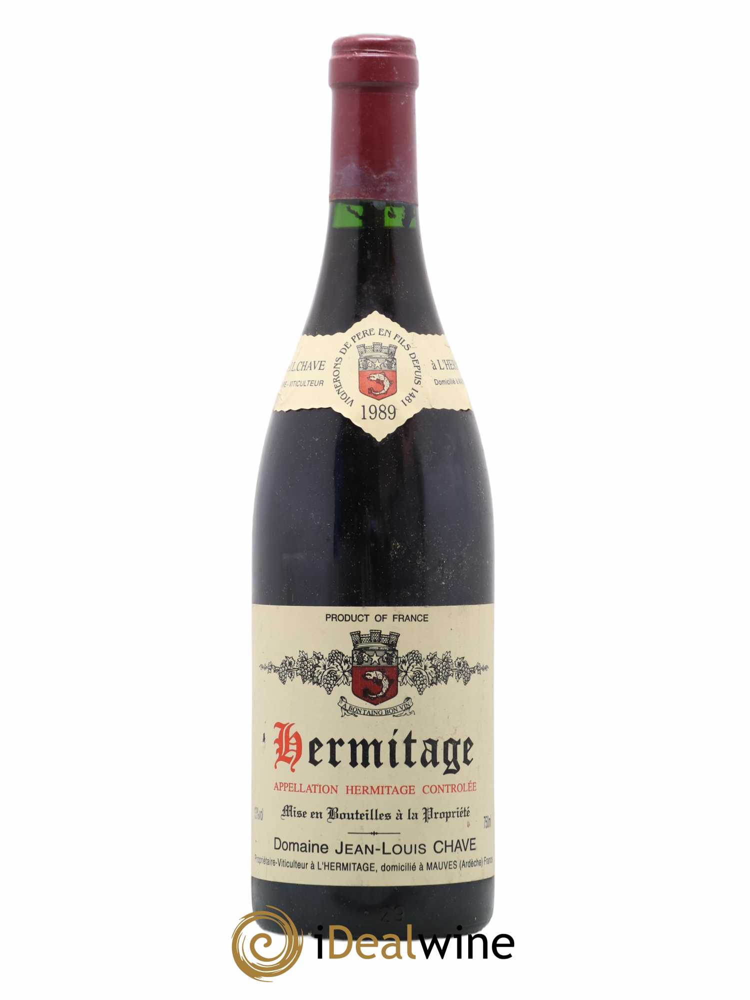Hermitage Jean-Louis Chave 1989 - Lot de 1 bouteille - 0