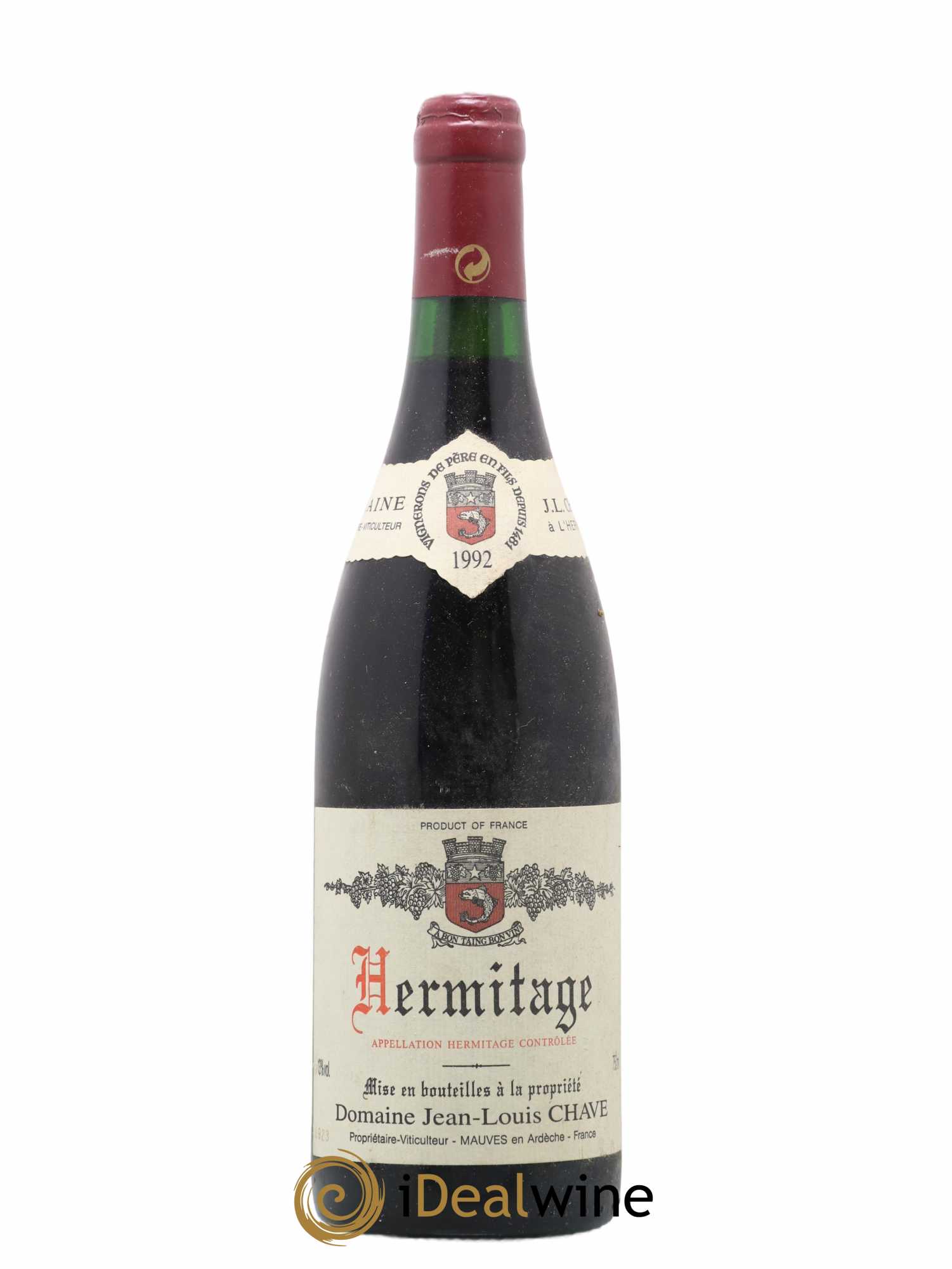 Hermitage Jean-Louis Chave 1992 - Lot de 1 bouteille - 0