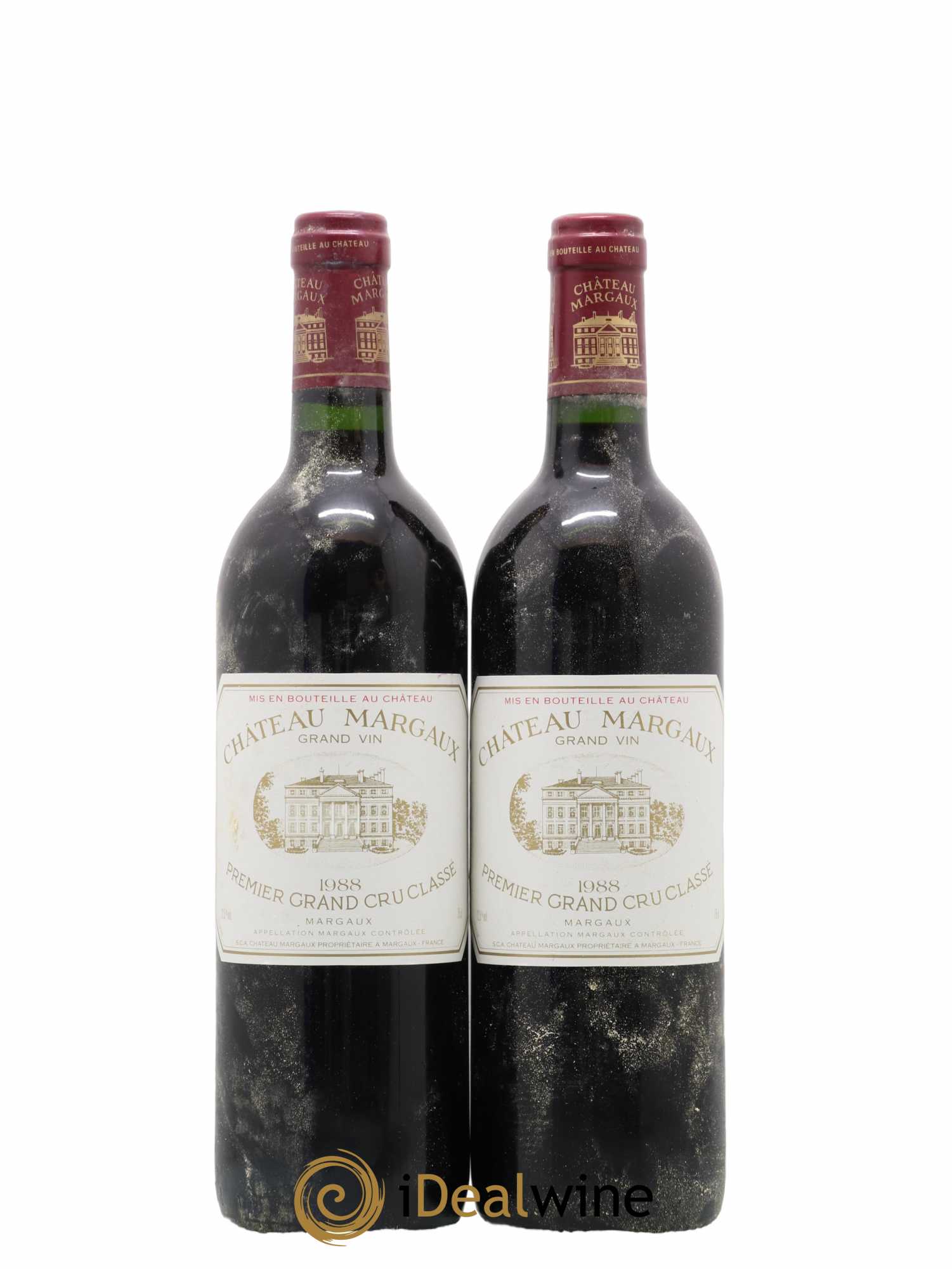 Château Margaux 1er Grand Cru Classé 1988 - Lot de 2 bouteilles - 0