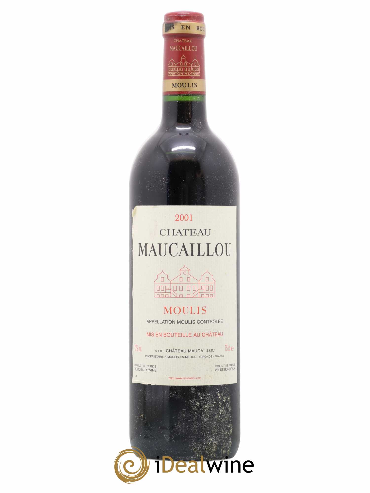 Château Maucaillou 2001 - Lot de 1 bouteille - 0