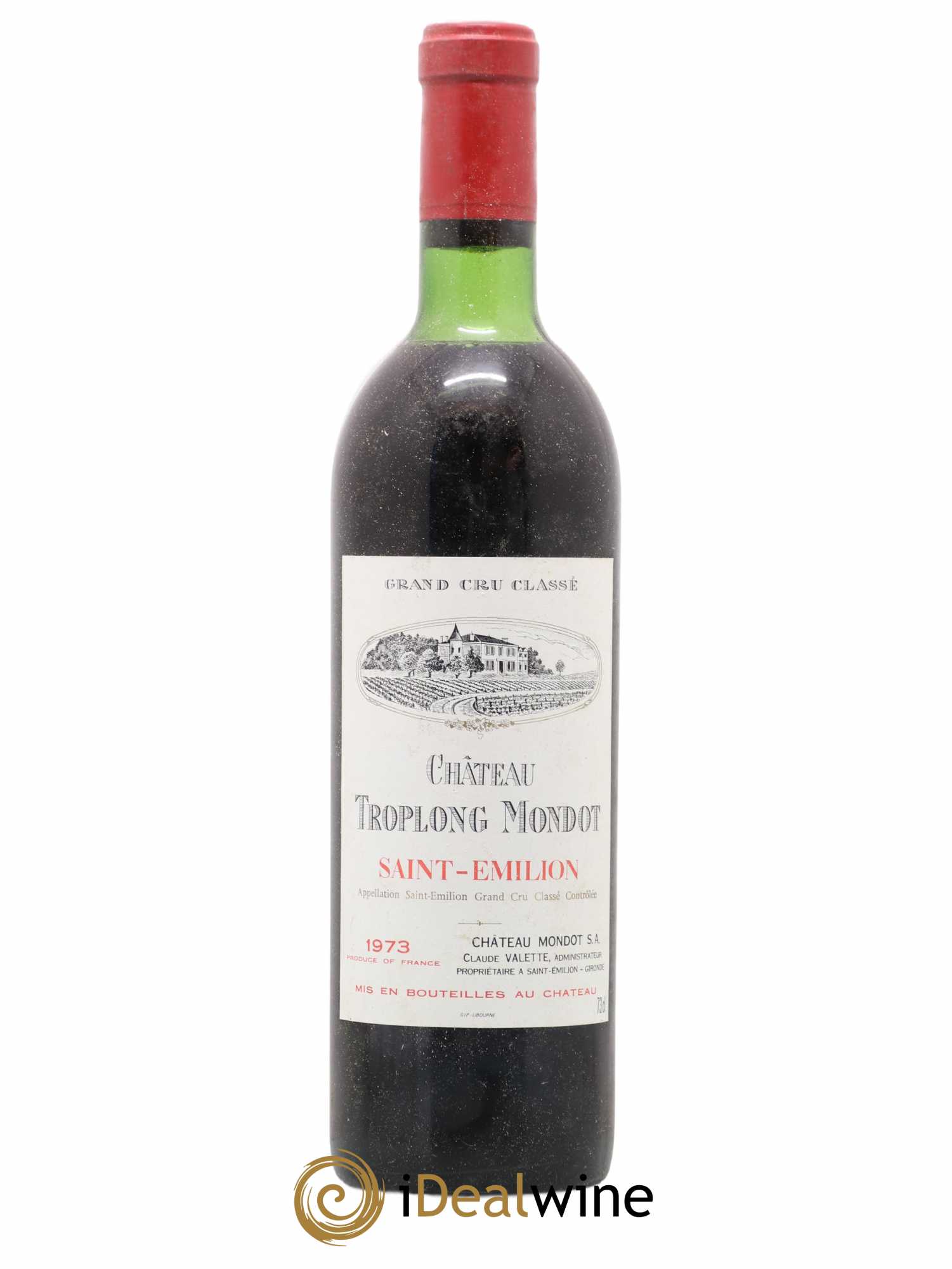 Château Troplong Mondot 1er Grand Cru Classé B 1973 - Lot de 1 bouteille - 0