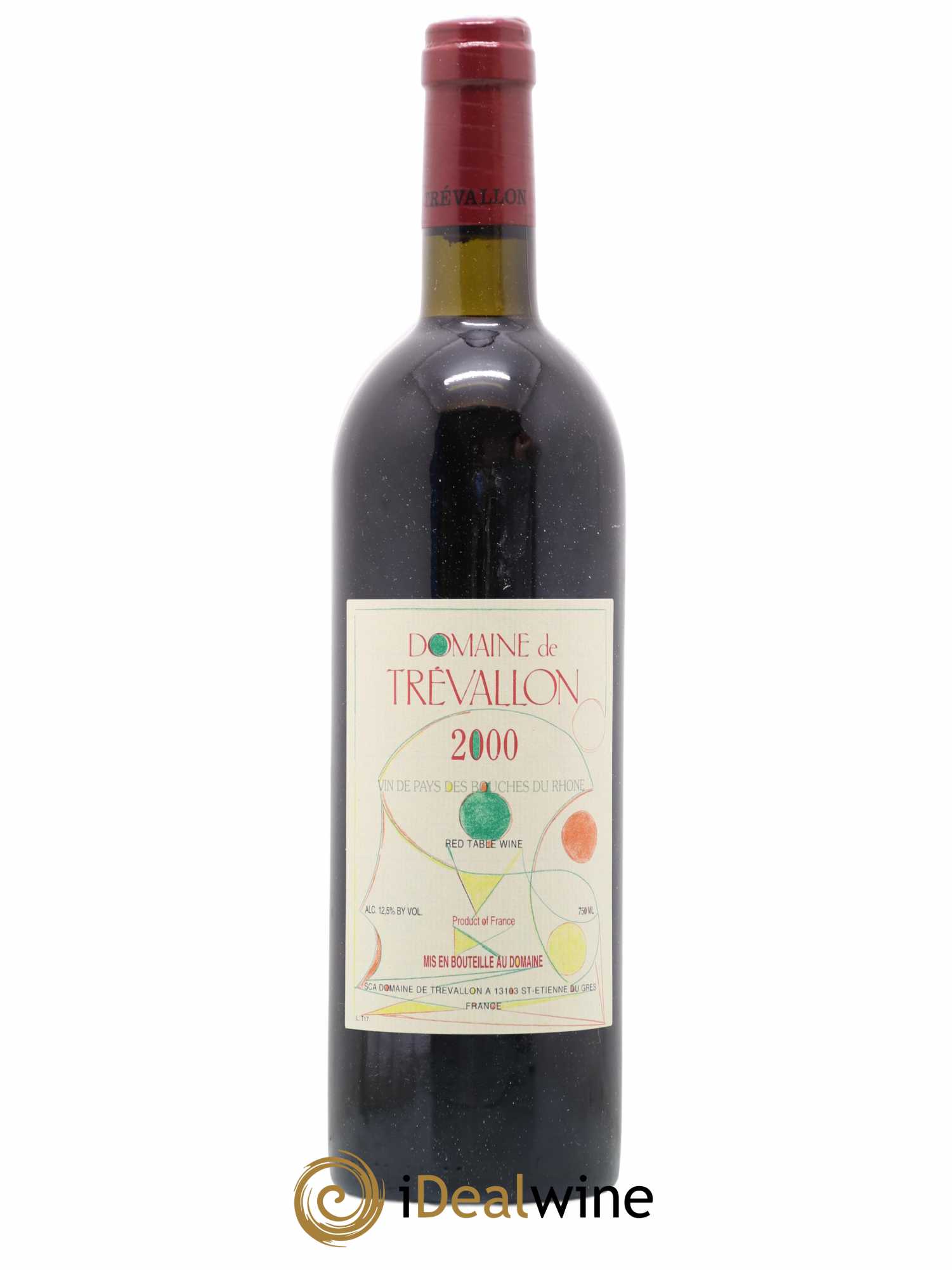 VDP Bouches du Rhône Trévallon (Domaine de) Eloi Dürrbach 2000 - Lot de 1 bouteille - 0