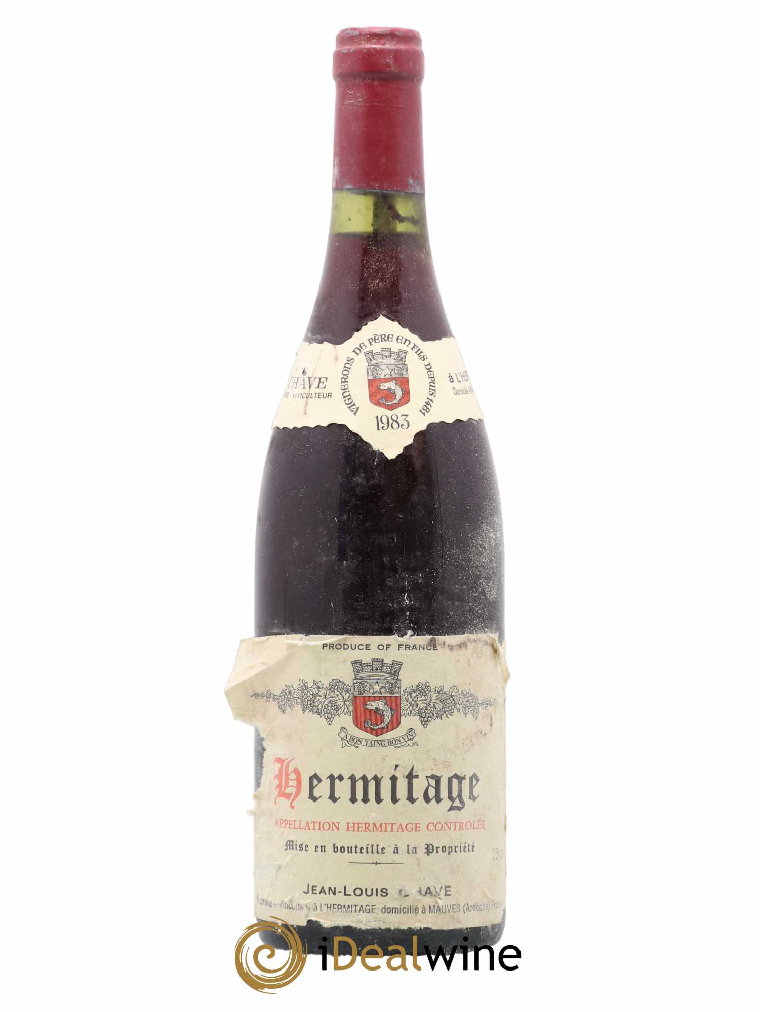 Hermitage Jean-Louis Chave 1983 - Lot de 1 bouteille - 0