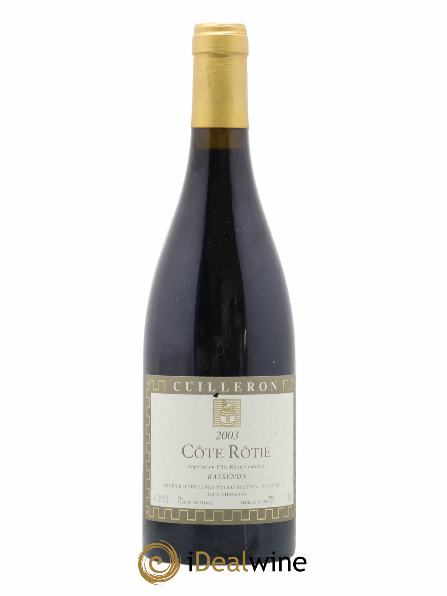 Côte-Rôtie Bassenon Yves Cuilleron (Domaine) 2003 - Lot de 1 bouteille - 0