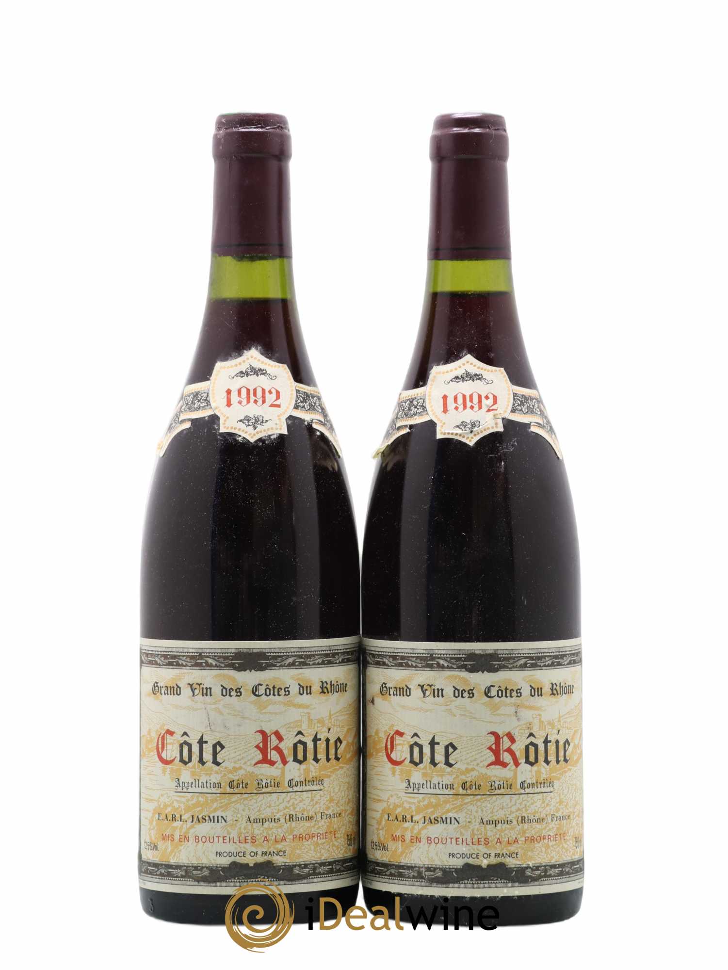 Côte-Rôtie Jasmin (Domaine) 1992 - Lot de 2 bouteilles - 0