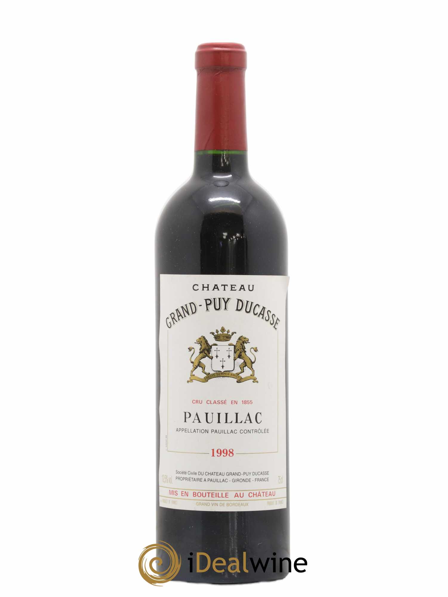 Château Grand Puy Ducasse 5ème Grand Cru Classé 1998 - Lot de 1 bouteille - 0