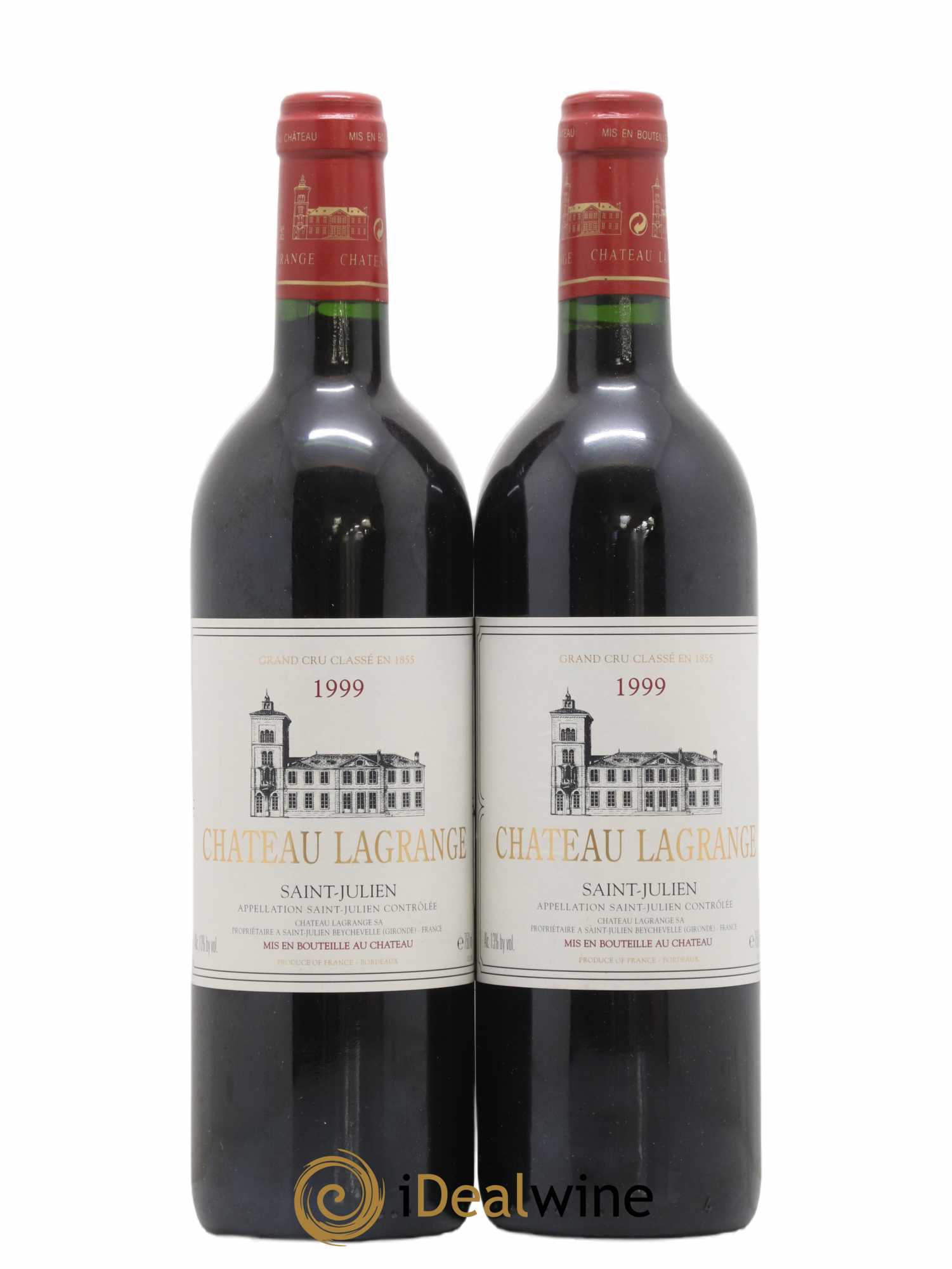 Château Lagrange 3ème Grand Cru Classé 1999 - Lot de 2 bouteilles - 0
