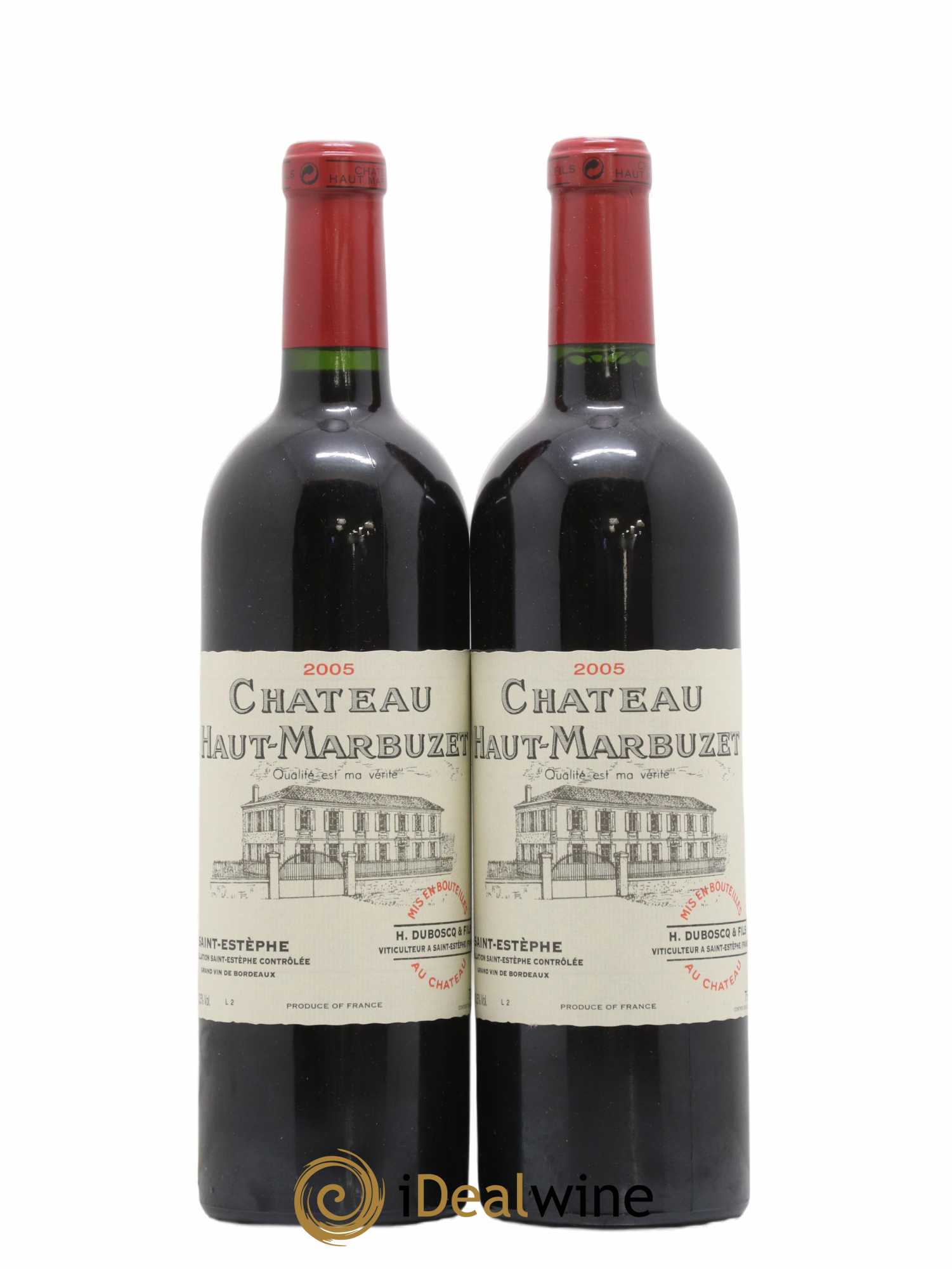 Château Haut Marbuzet 2005 - Lot de 2 bouteilles - 0
