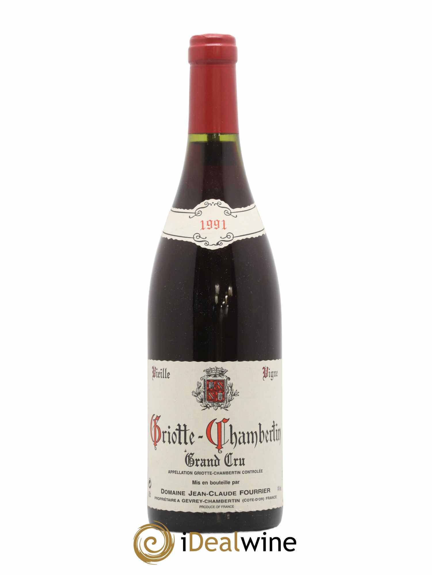 Griotte-Chambertin Grand Cru Vieille Vigne Fourrier (Domaine) 1991 - Lot de 1 bouteille - 0
