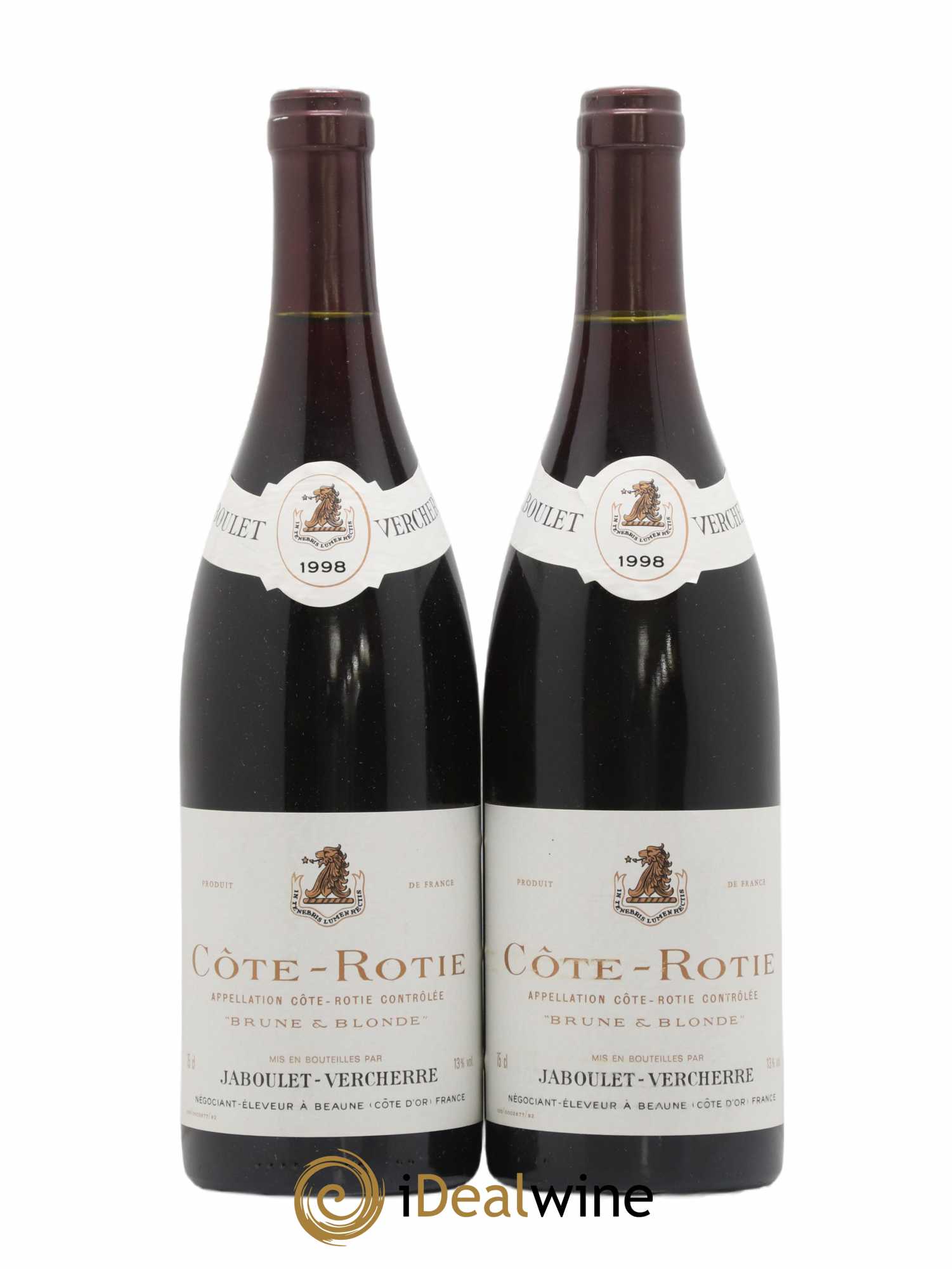 Côte-Rôtie Brune et Blonde Domaine Jaboulet Verchere 1998 - Posten von 2 Flaschen - 0