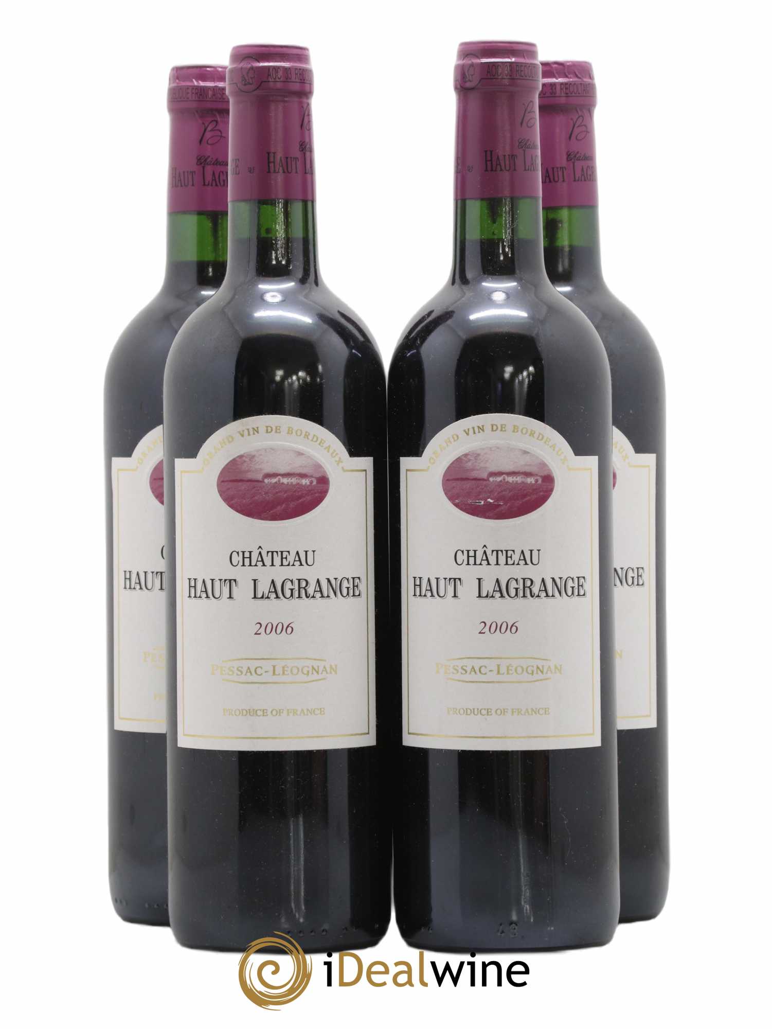Pessac-Léognan Château Haut Lagrange 2006 - Lot de 4 bouteilles - 0