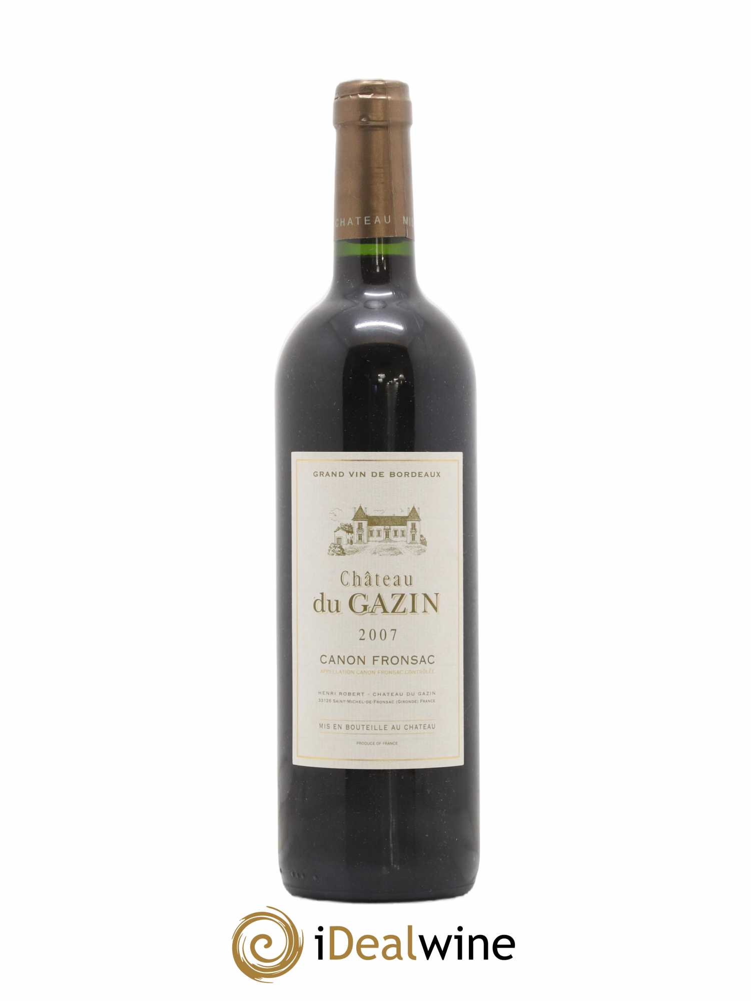 Canon-Fronsac Château du Gazin 2007 - Posten von 1 Flasche - 0