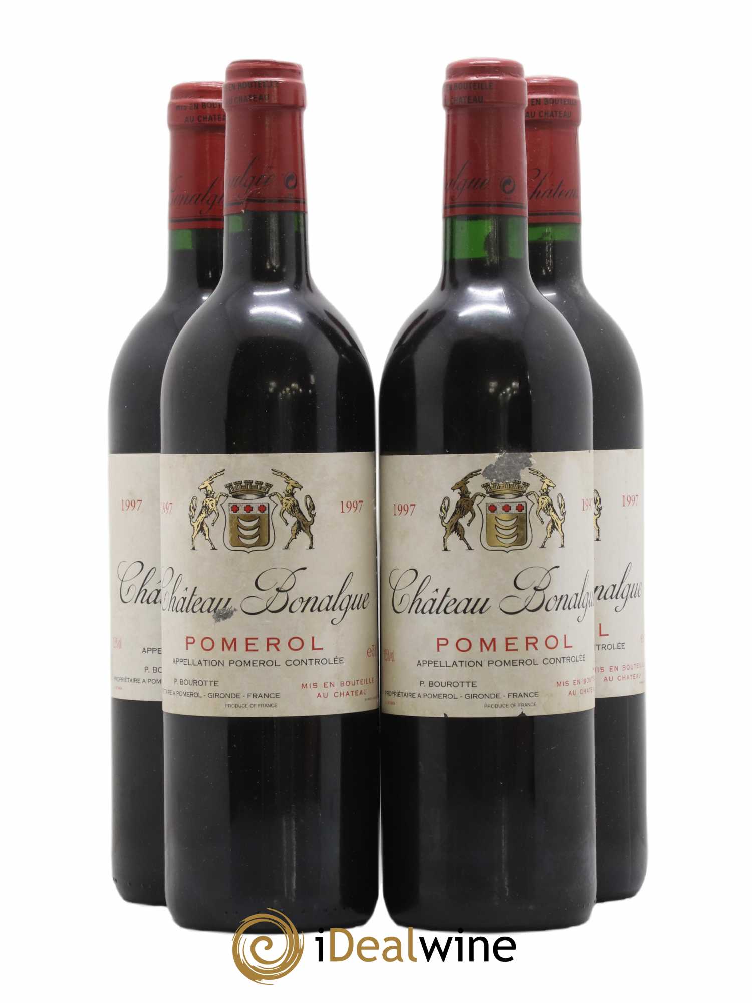 Château Bonalgue 1997 - Lot de 4 bouteilles - 0