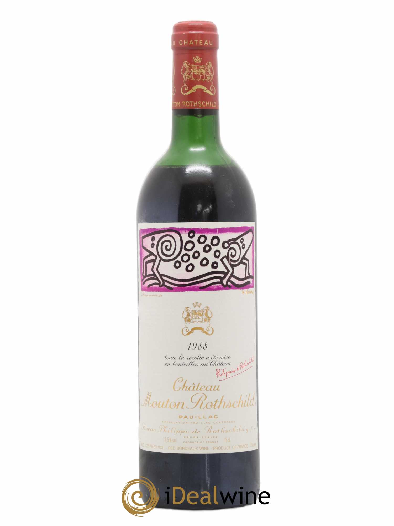 Château Mouton Rothschild 1er Grand Cru Classé 1988 - Lot of 1 bottle - 0
