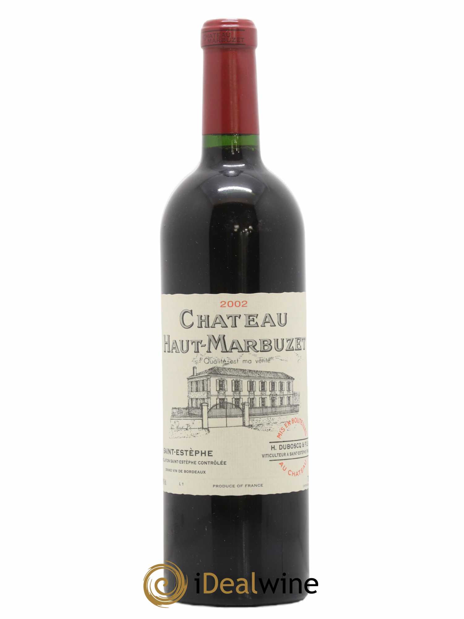 Château Haut Marbuzet 2002 - Lot de 1 bouteille - 0
