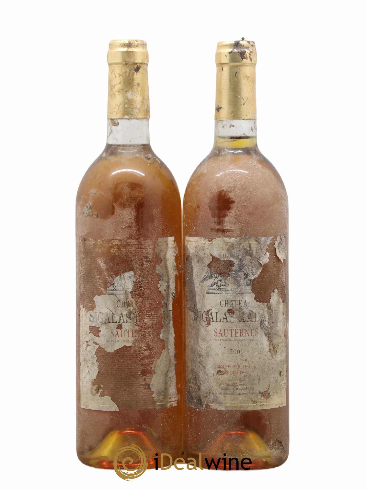 Château Sigalas Rabaud 1er Grand Cru Classé 2000 - Lotto di 2 bottiglie - 0