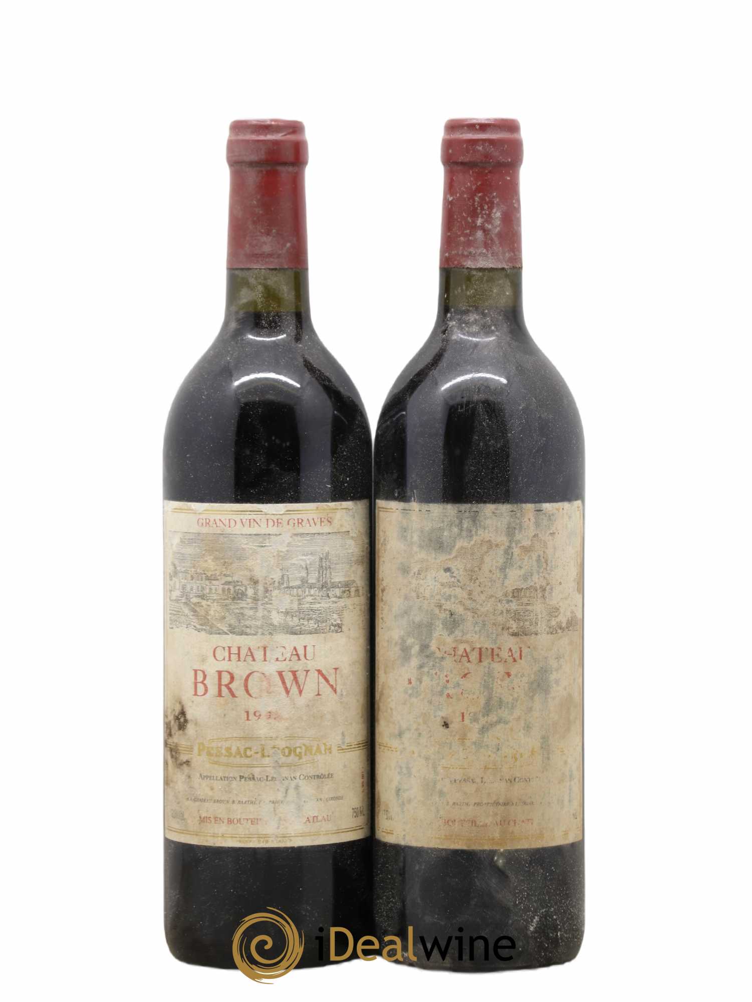 Château Brown 1995 - Lot de 2 bouteilles - 0