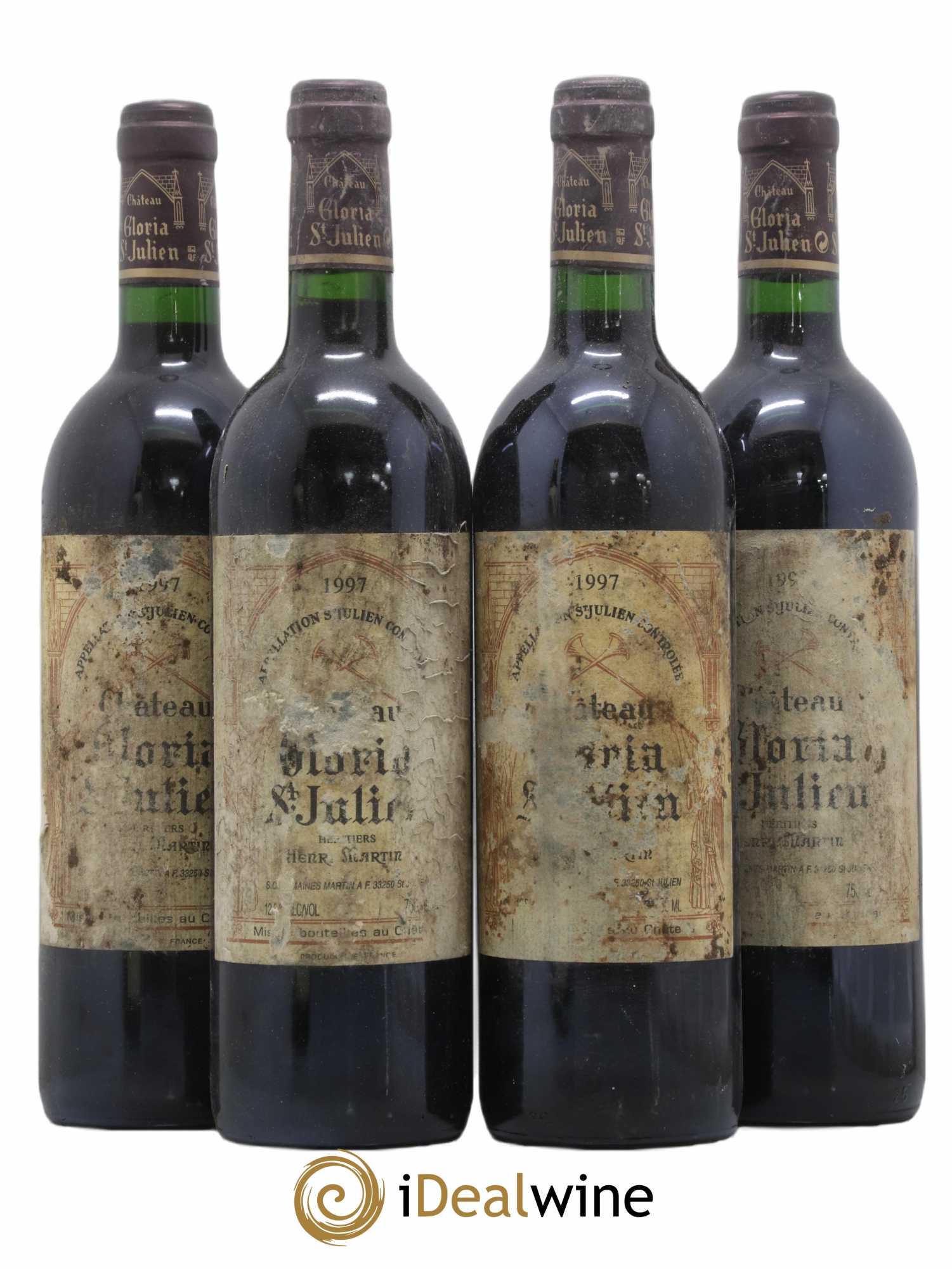 Château Gloria 1997 - Lot de 4 bouteilles - 0