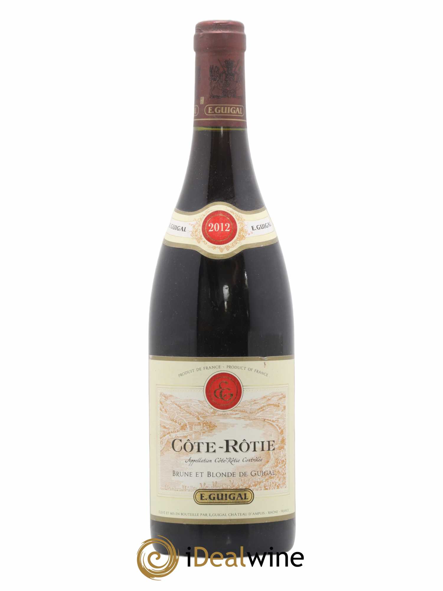 Côte-Rôtie Côtes Brune et Blonde Guigal 2012 - Lot de 1 bouteille - 0