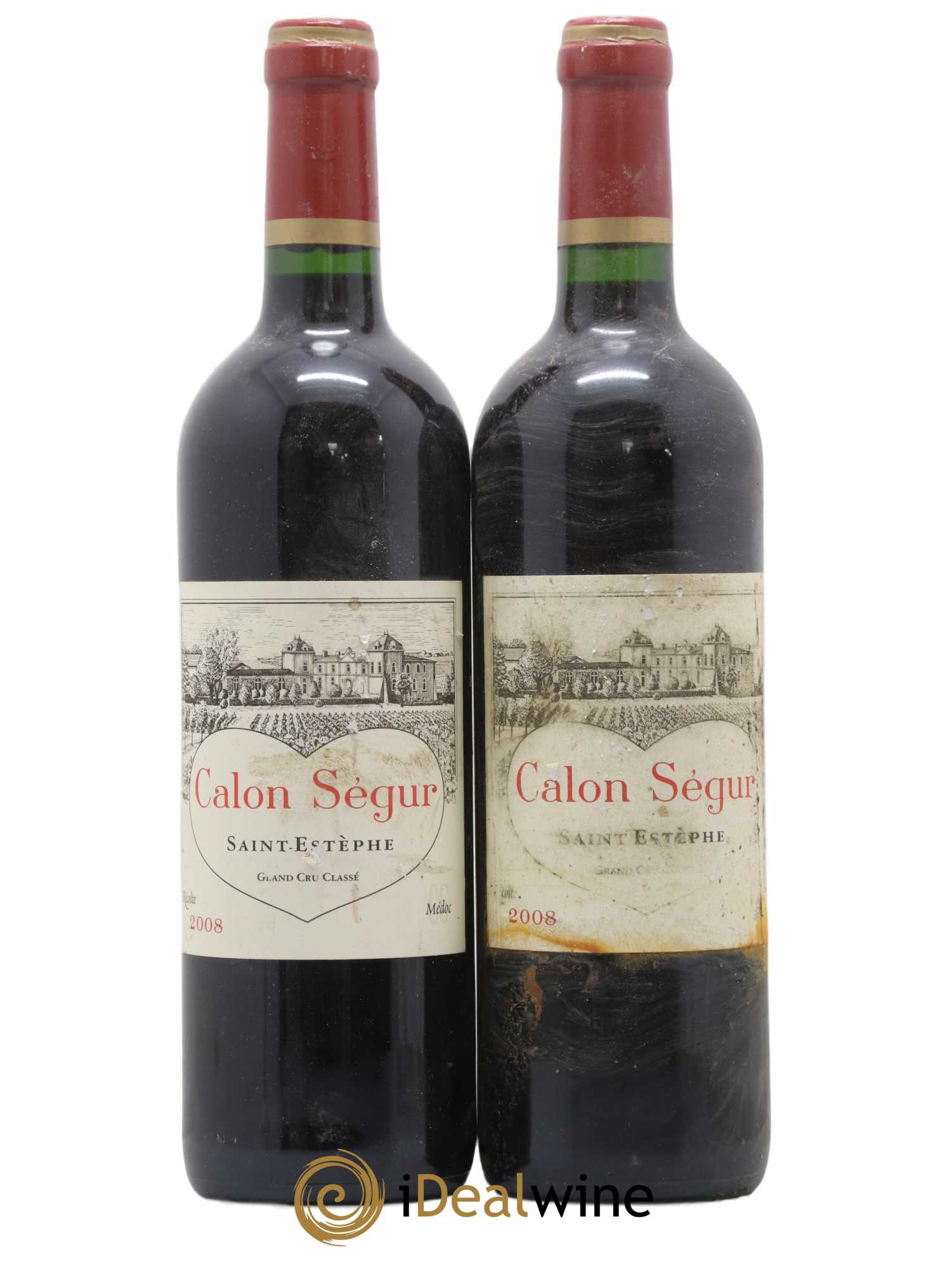Château Calon Ségur 3ème Grand Cru Classé 2008 - Lot de 2 bouteilles - 0