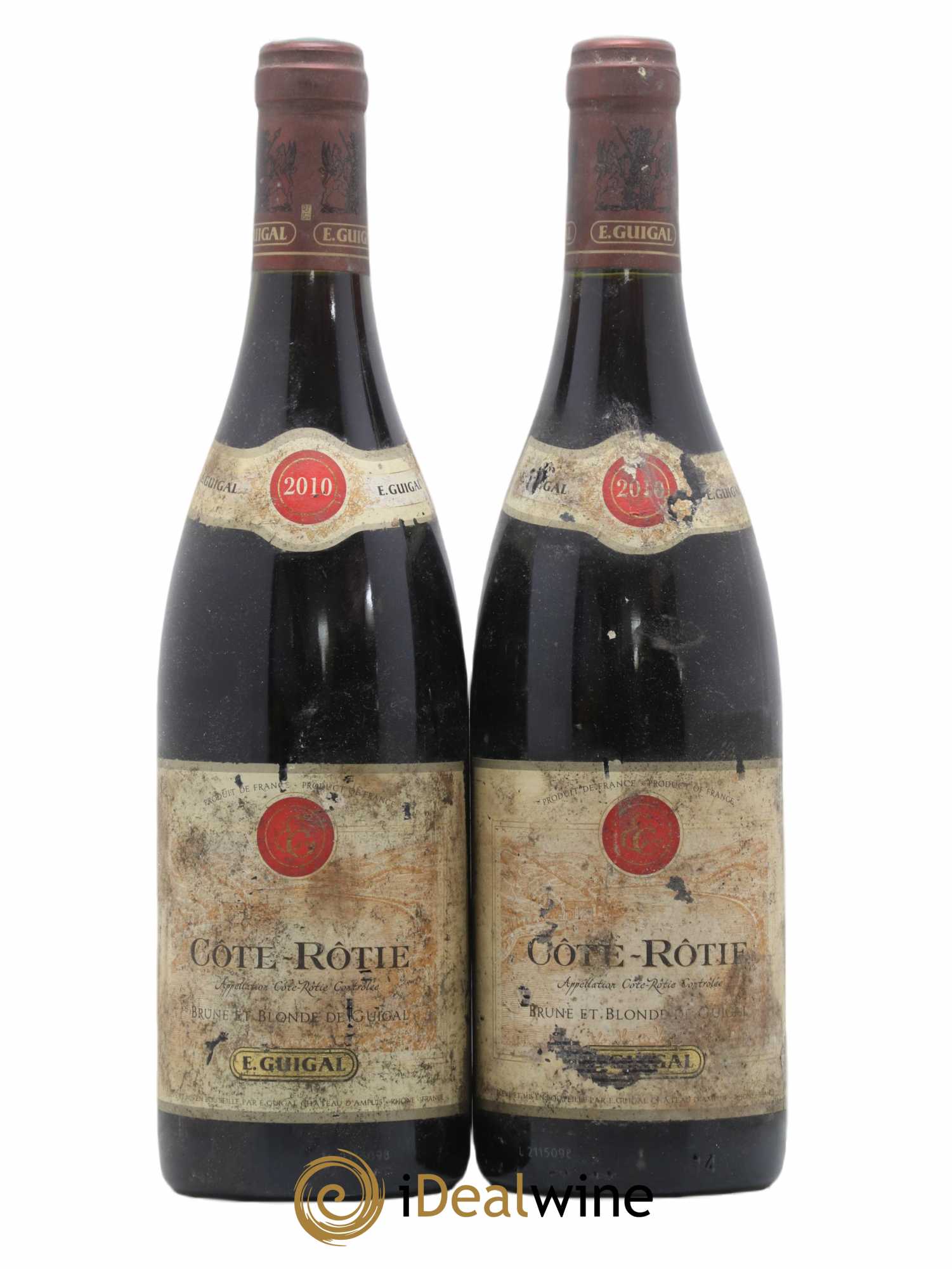Côte-Rôtie Côtes Brune et Blonde Guigal 2010 - Lot de 2 bouteilles - 0