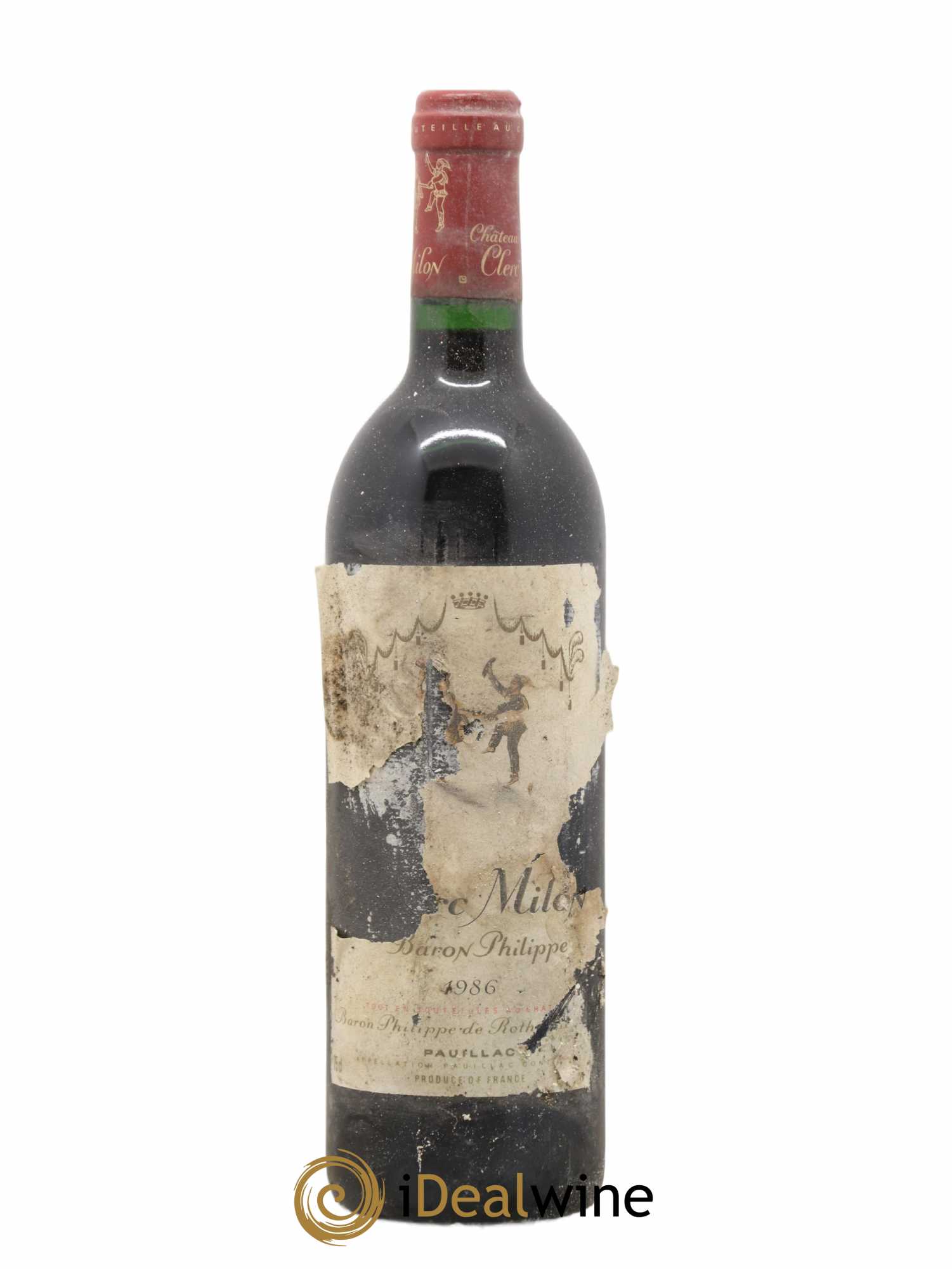 Château Clerc Milon 5ème Grand Cru Classé 1986 - Lot de 1 bouteille - 0