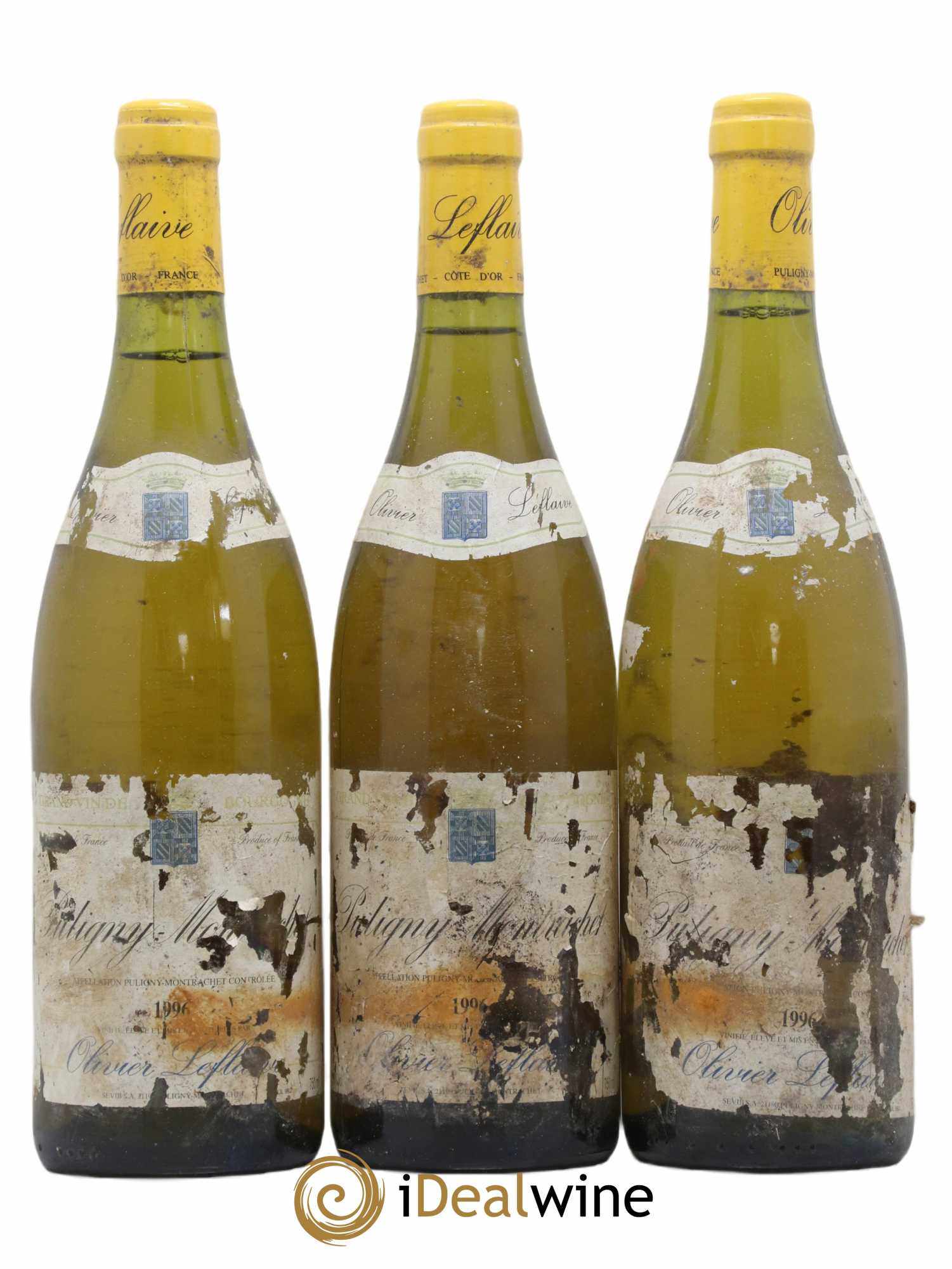 Puligny-Montrachet Olivier Leflaive 1996 - Lot de 3 bouteilles - 0