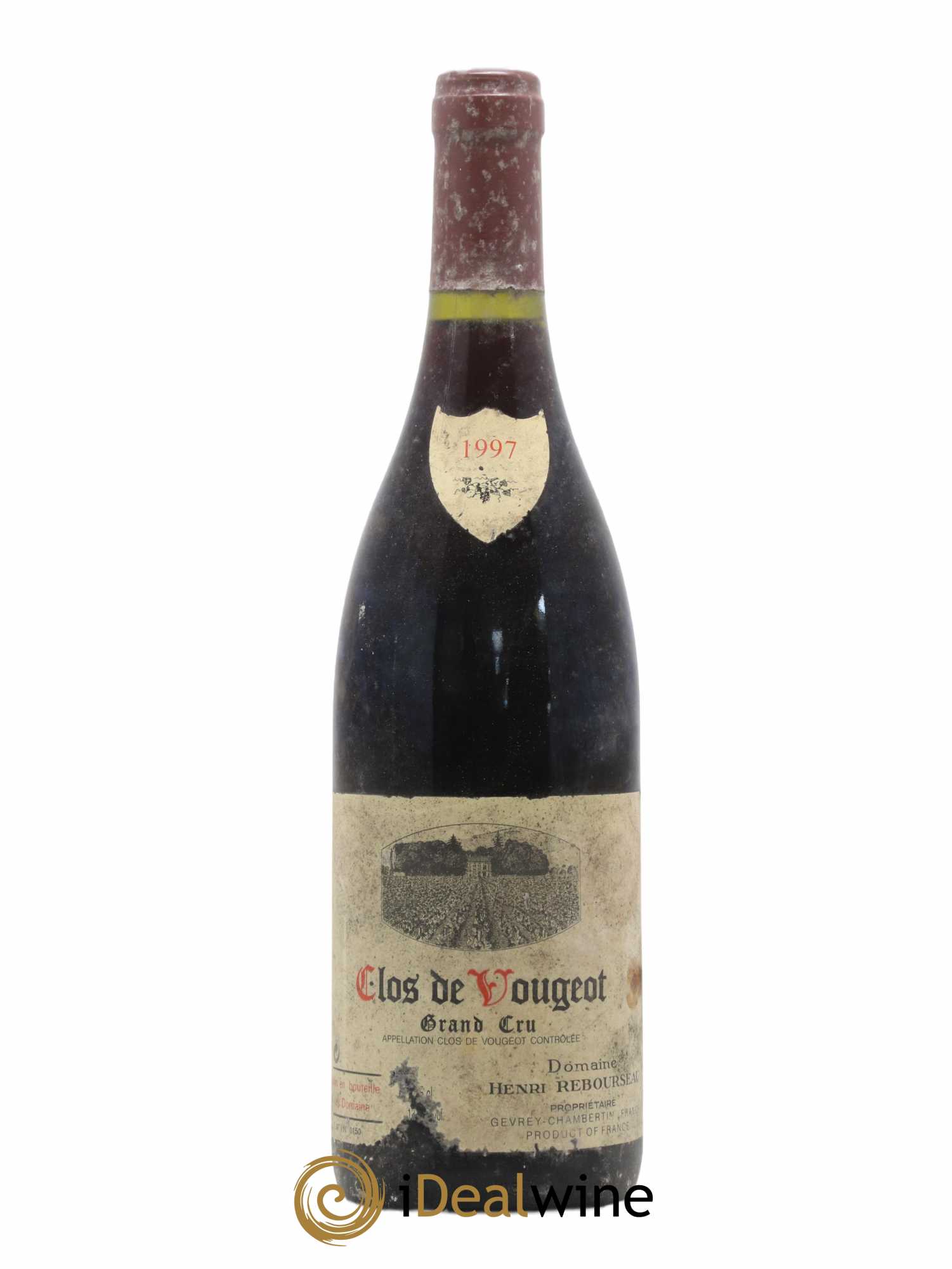 Clos de Vougeot Grand Cru Henri Rebourseau (Domaine) 1997 - Lot de 1 bouteille - 0