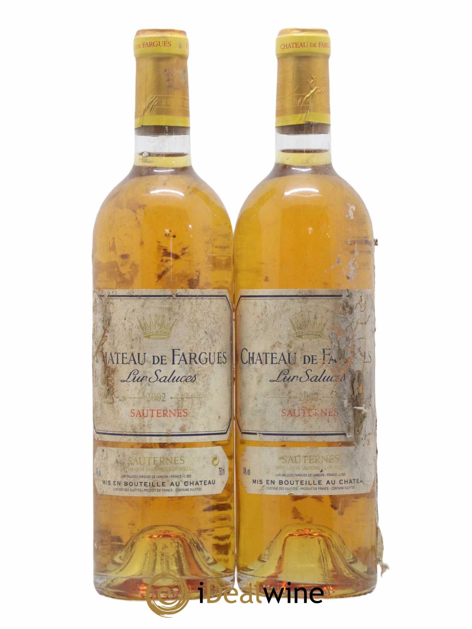 Château de Fargues 2002 - Lotto di 2 bottiglie - 0