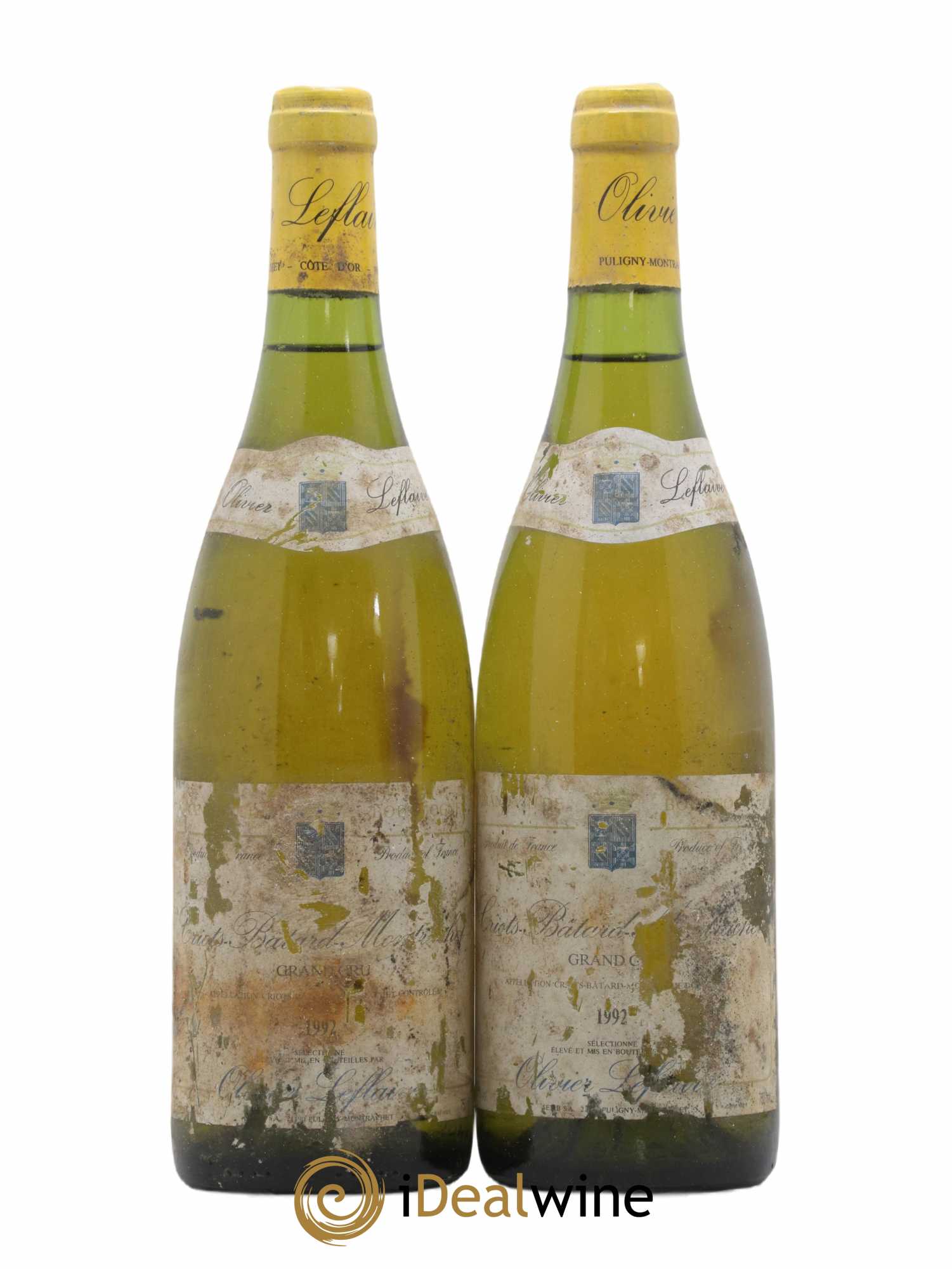 Criots-Bâtard-Montrachet Grand Cru Olivier Leflaive 1992 - Lot de 2 bouteilles - 0