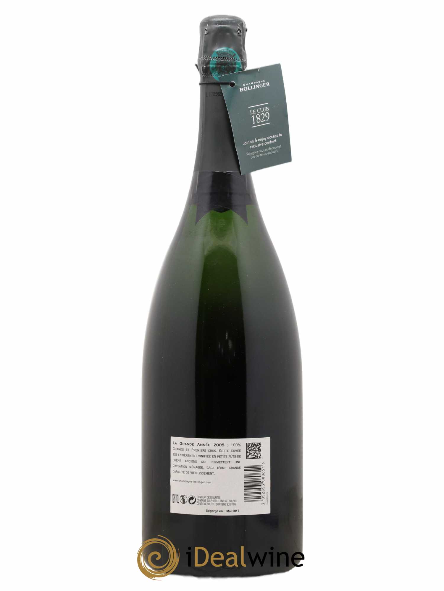 La Grande Année Brut Bollinger 2005 - Lot de 1 magnum - 1