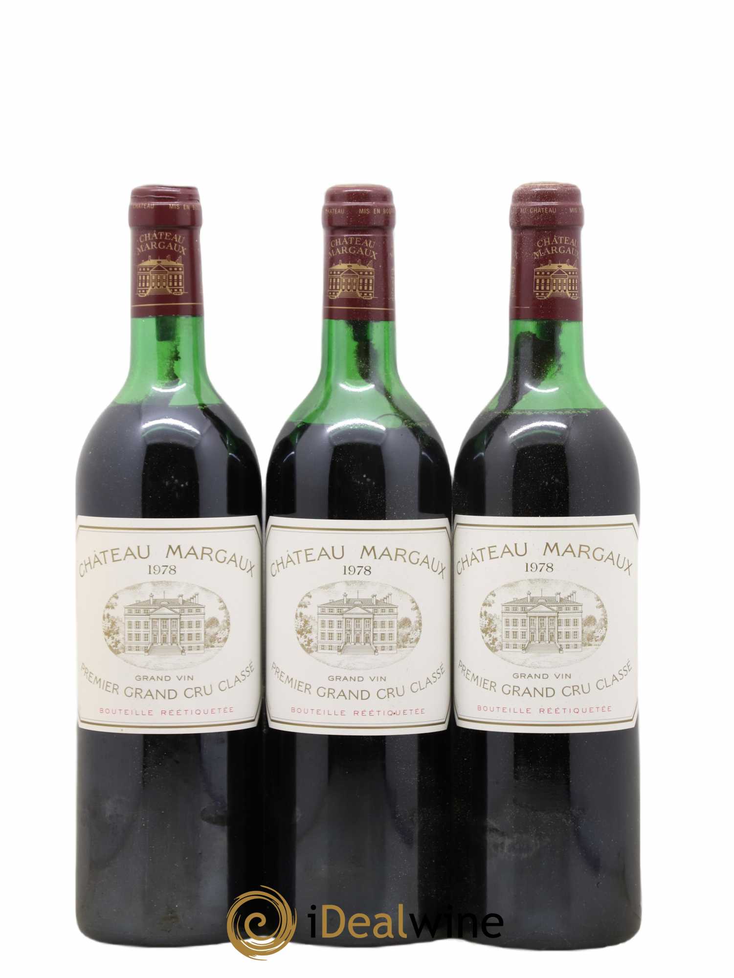 Château Margaux 1er Grand Cru Classé 1978 - Lot de 6 bouteilles - 1