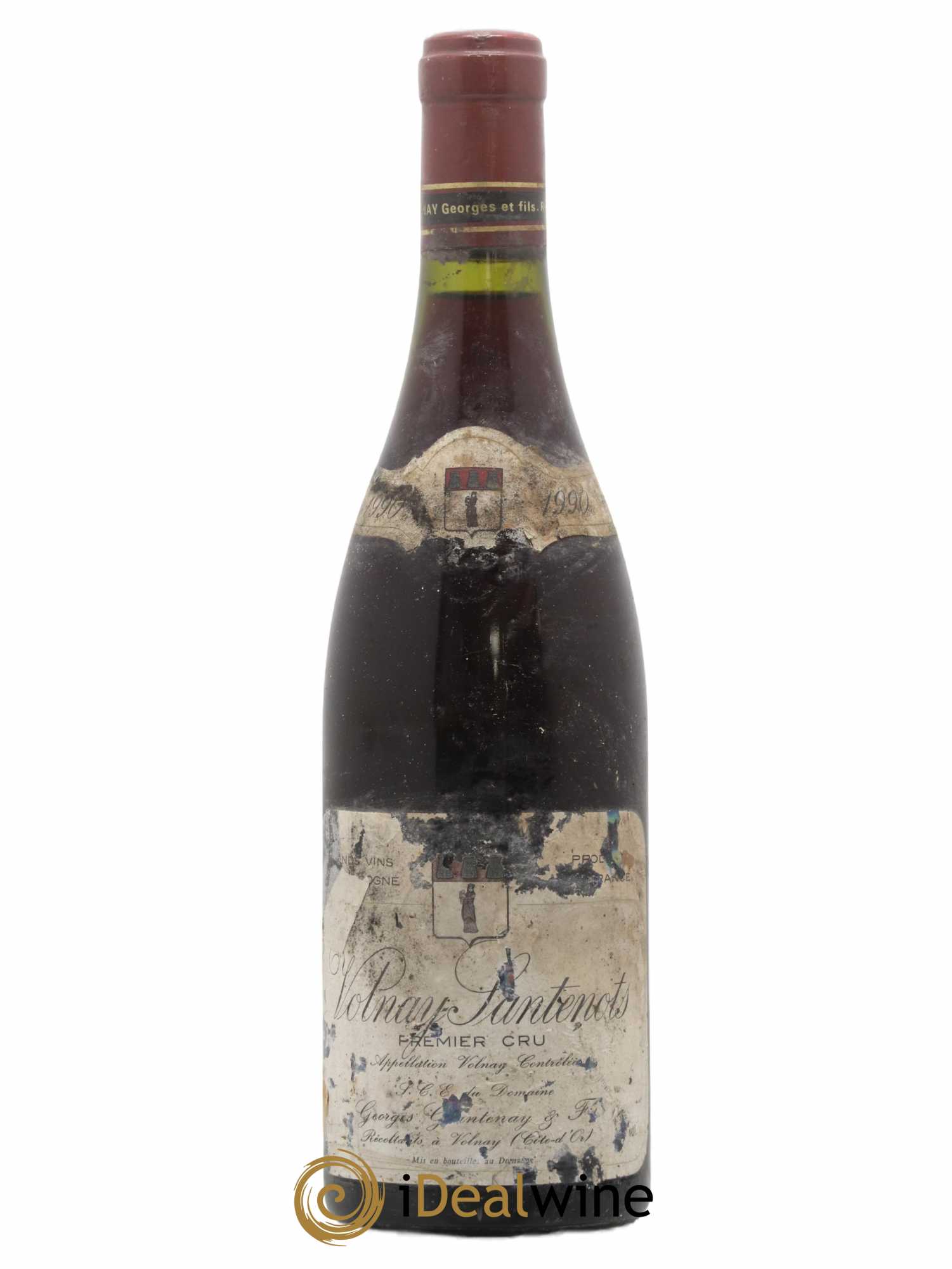 Volnay 1er Cru Les Santenots Bernard et Thierry Glantenay (Domaine) 1990 - Lot de 1 bouteille - 0