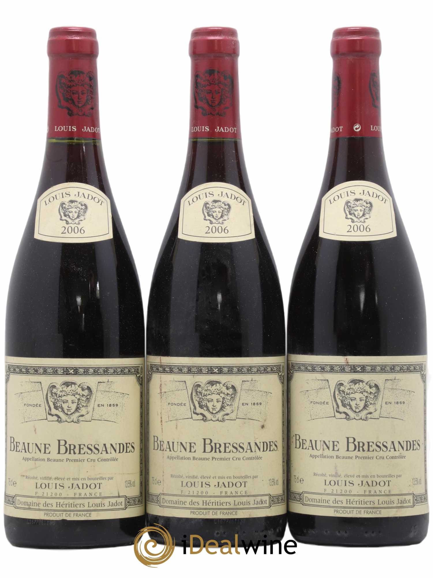 Beaune 1er Cru Bressandes Louis Jadot 2006 - Posten von 3 Flaschen - 0